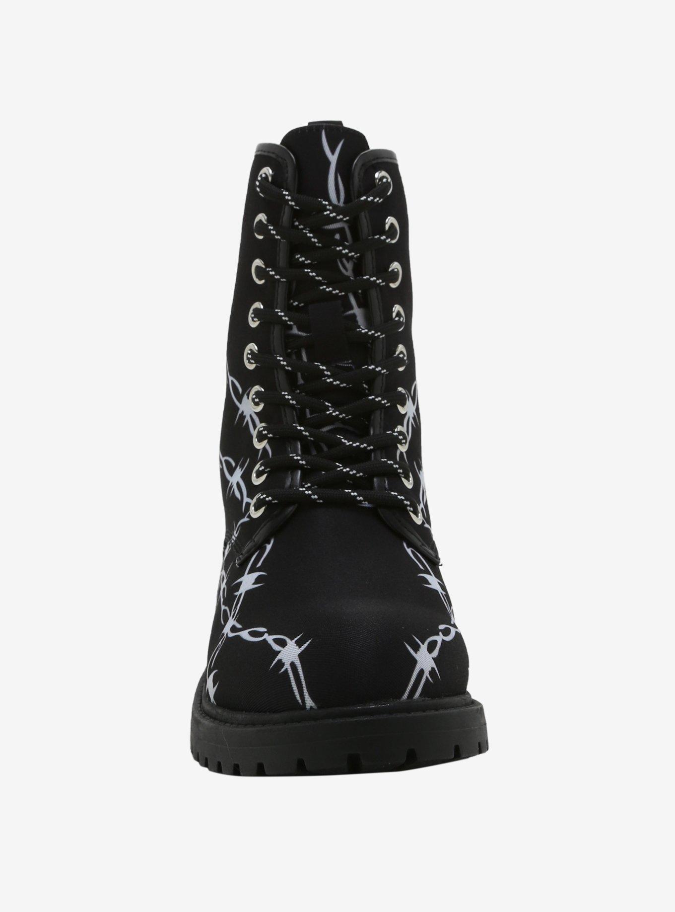 Barbed Wire Combat Boots, MULTI, alternate