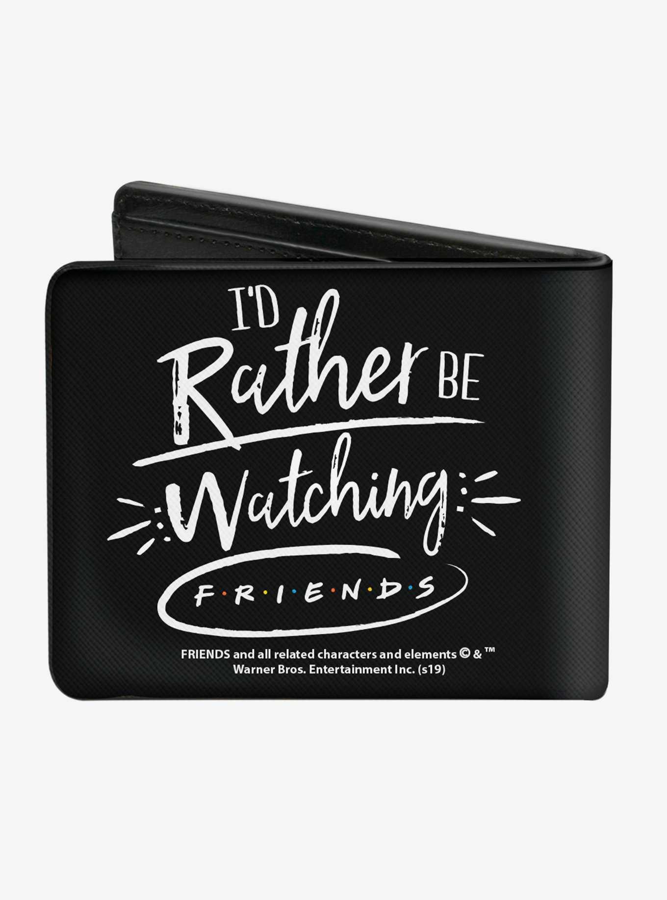 Friends I'd Rather Be Watching Friends Bifold Wallet, , hi-res