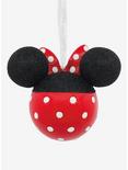 Disney Minnie Mouse Glitter Ornament, , alternate