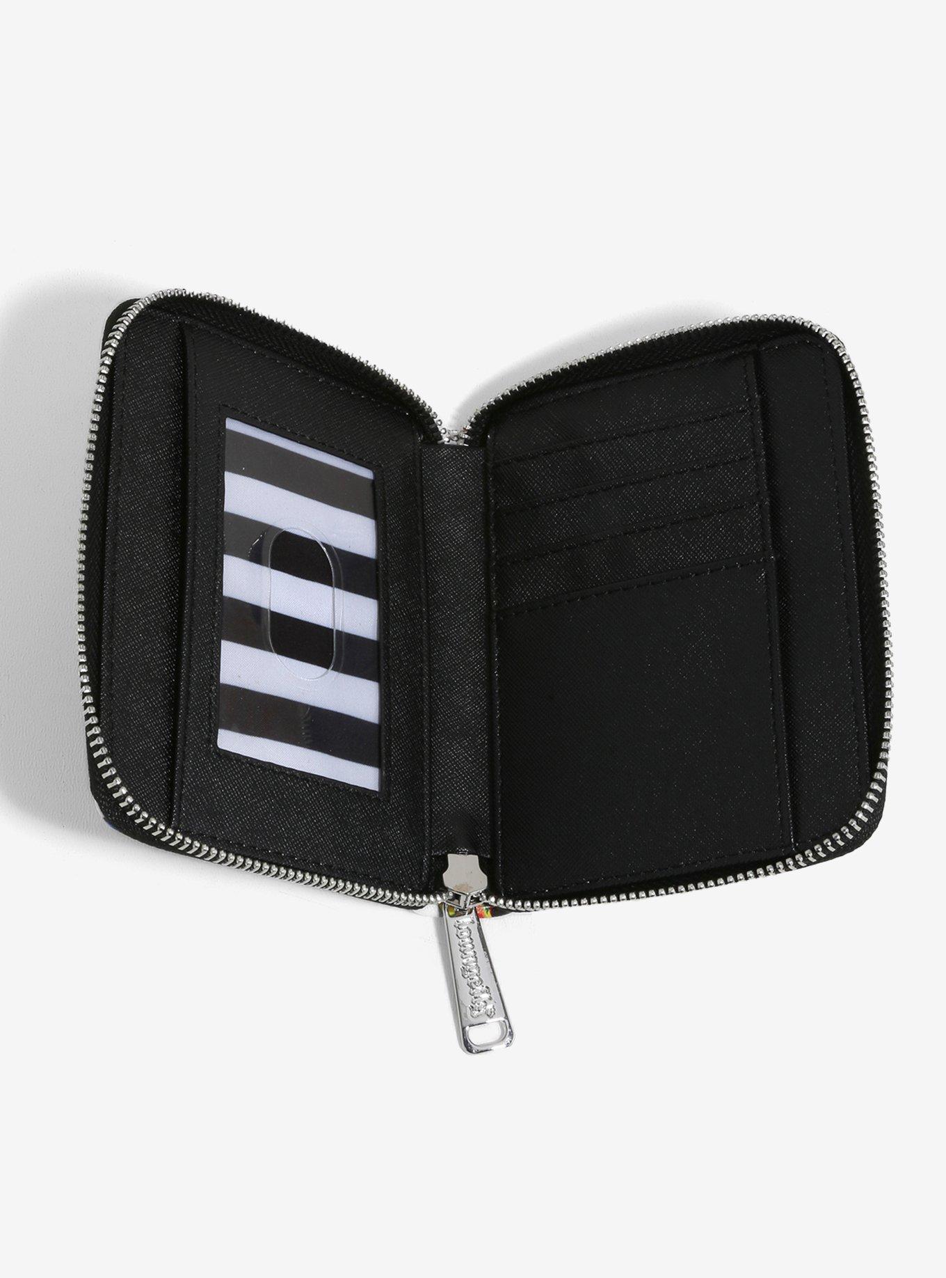 Loungefly Disney Rainbow Mickey Mouse Mini Zip Wallet, , alternate