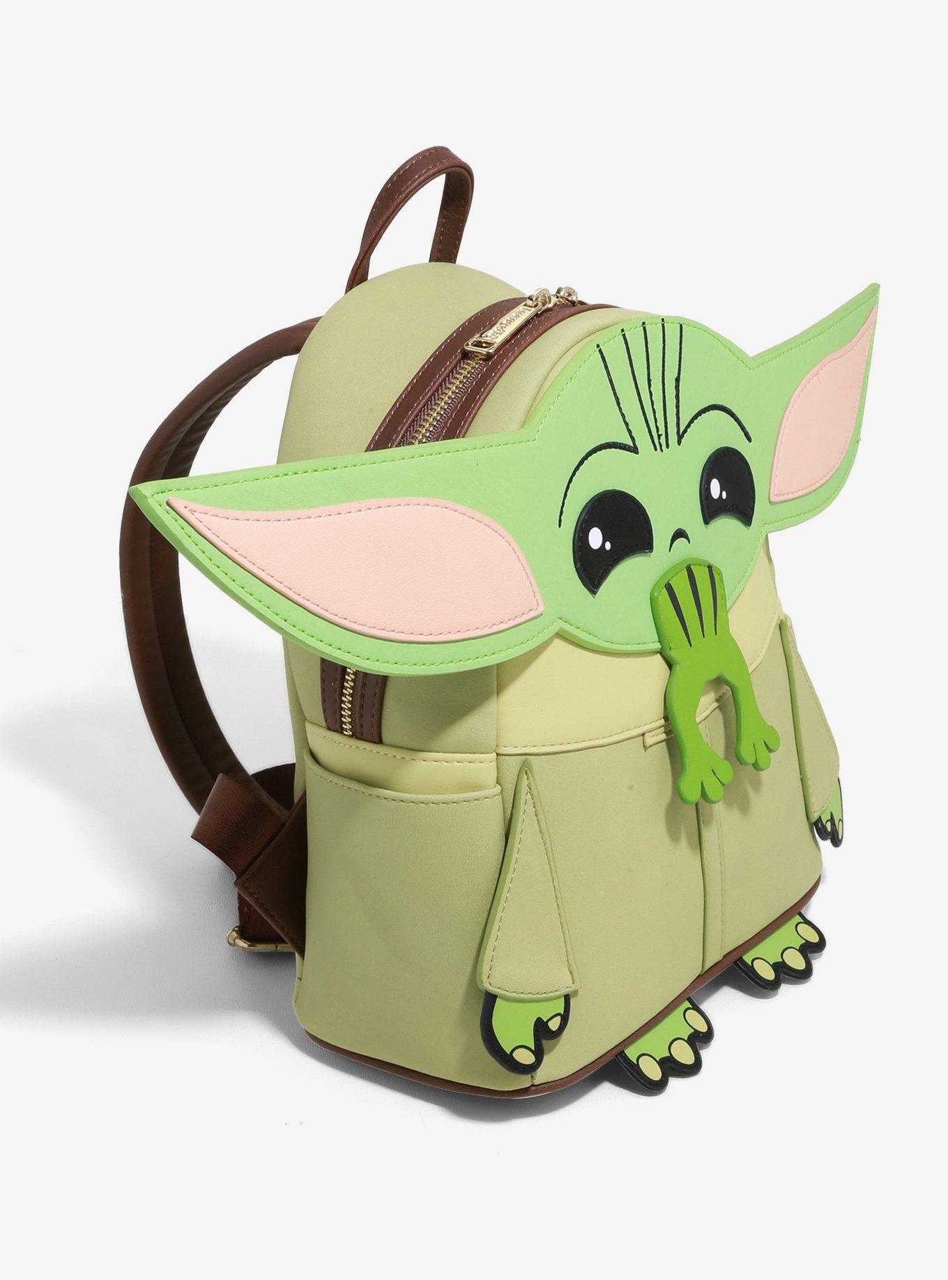 Star Wars The Mandalorian The Child Frog Figural Mini Backpack - BoxLunch Exclusive, , alternate