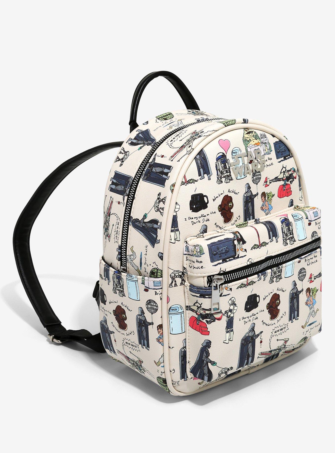 Star Wars Comedic Illustrations Mini Backpack - BoxLunch Exclusive, , alternate