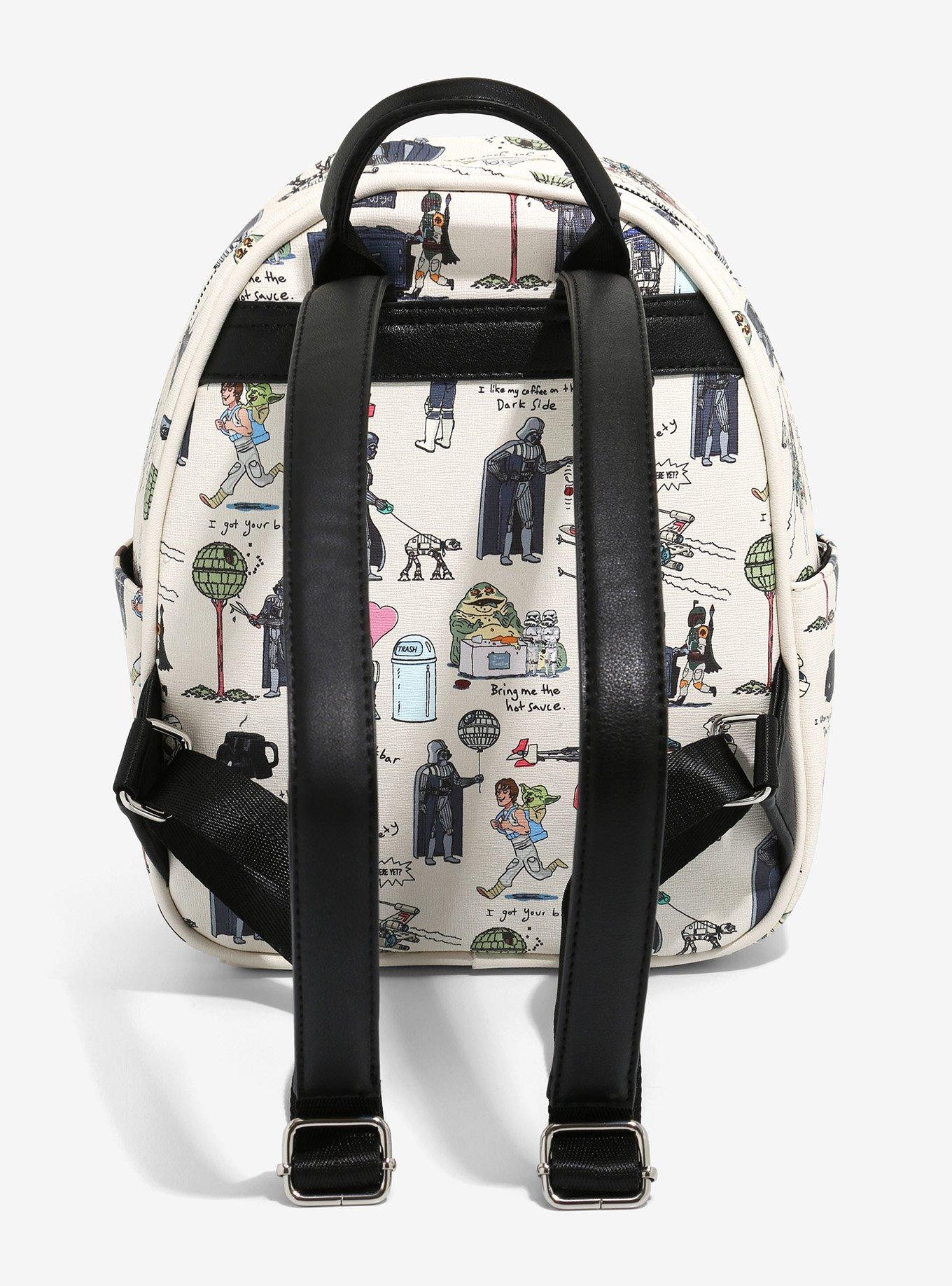 Star Wars Comedic Illustrations Mini Backpack - BoxLunch Exclusive, , alternate