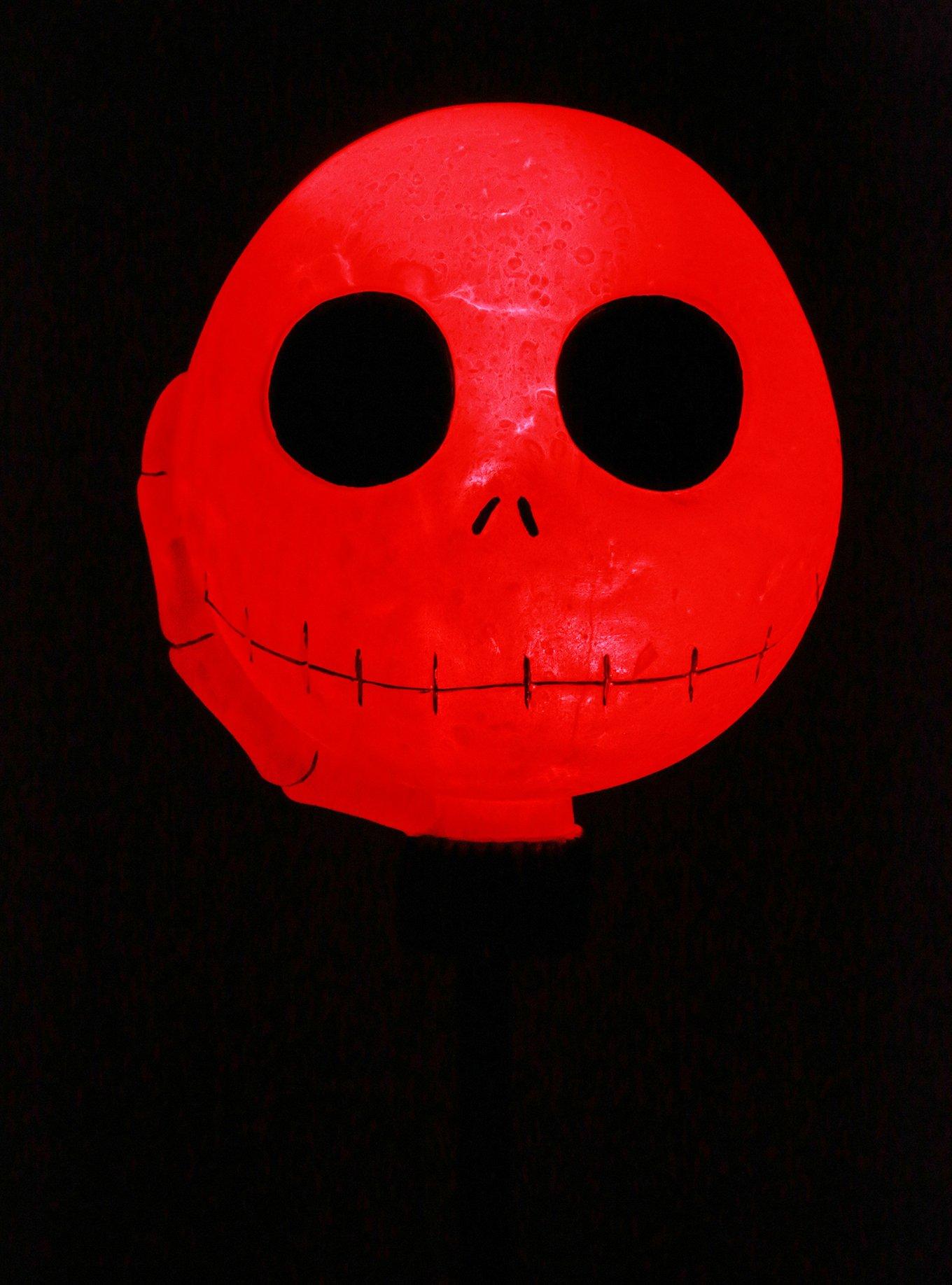 Disney The Nightmare Before Christmas Jack Skellington Head Light-Up Garden Stake, , alternate