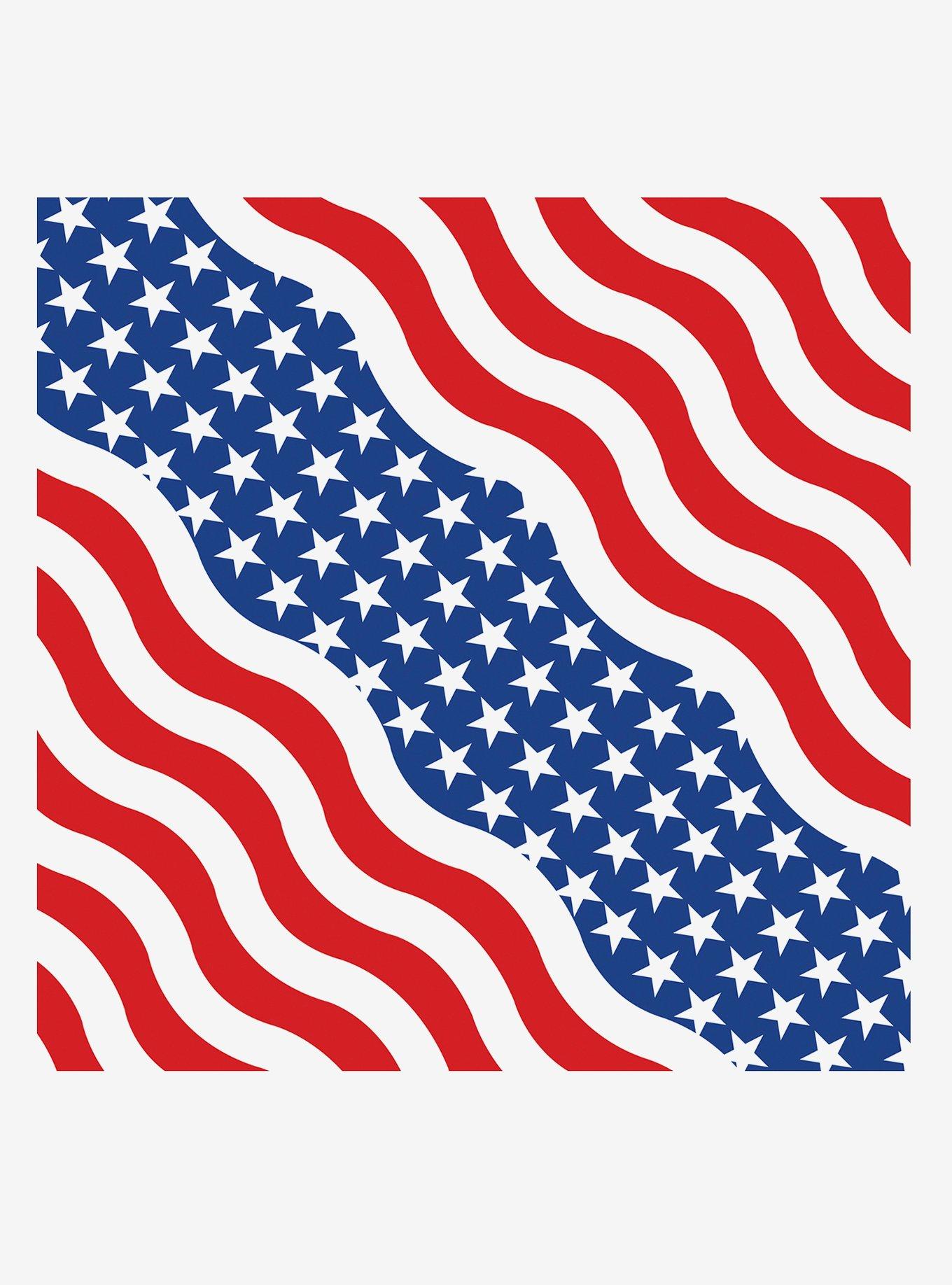 DO NOT APPROVE American Flag Print Bandana, , alternate
