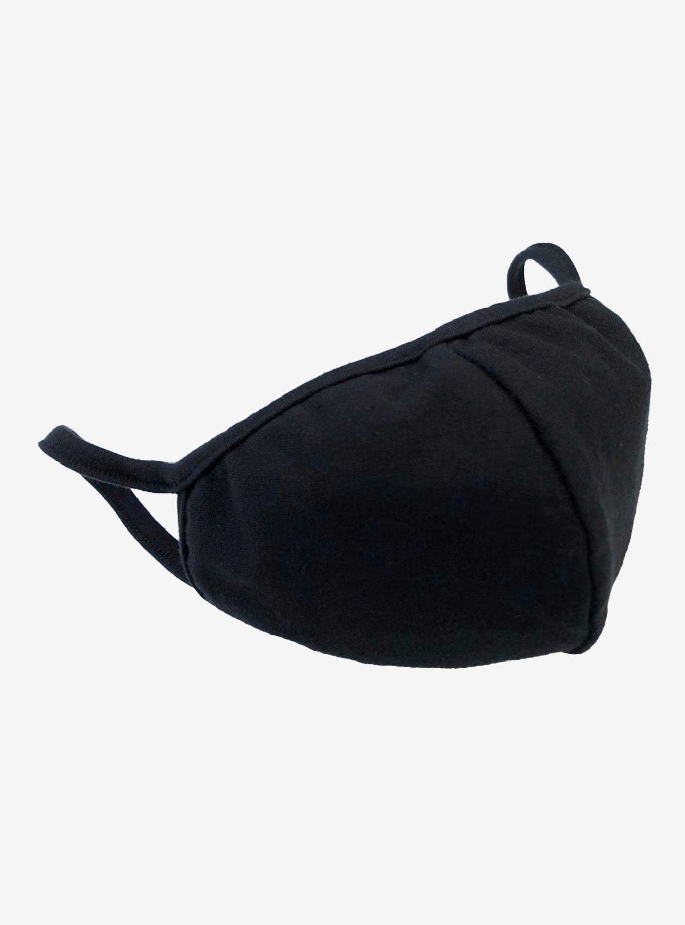 Black Fashion Face Mask, , alternate