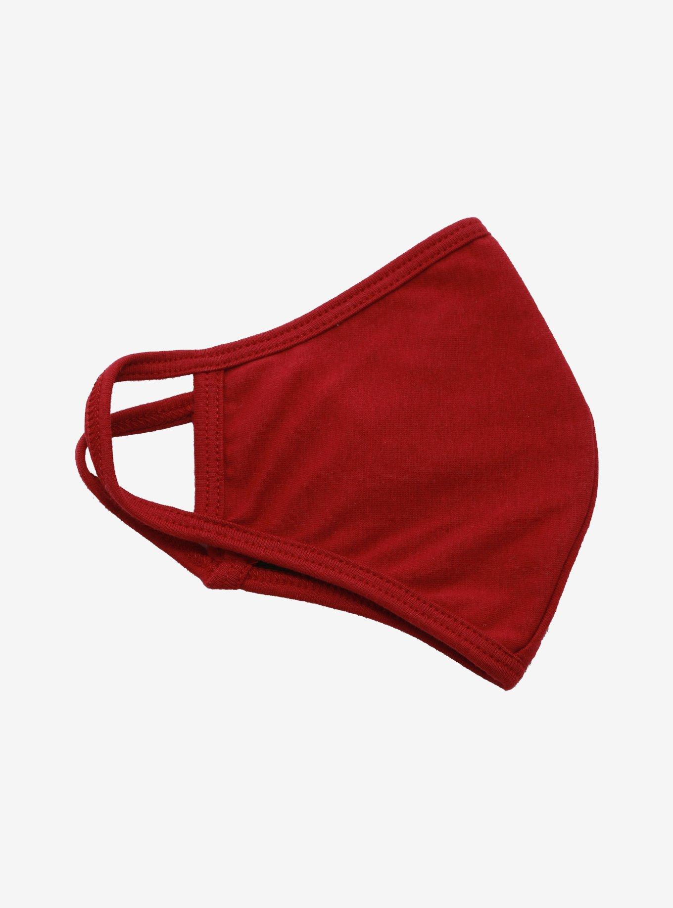 Berry Red Fashion Face Mask, , alternate