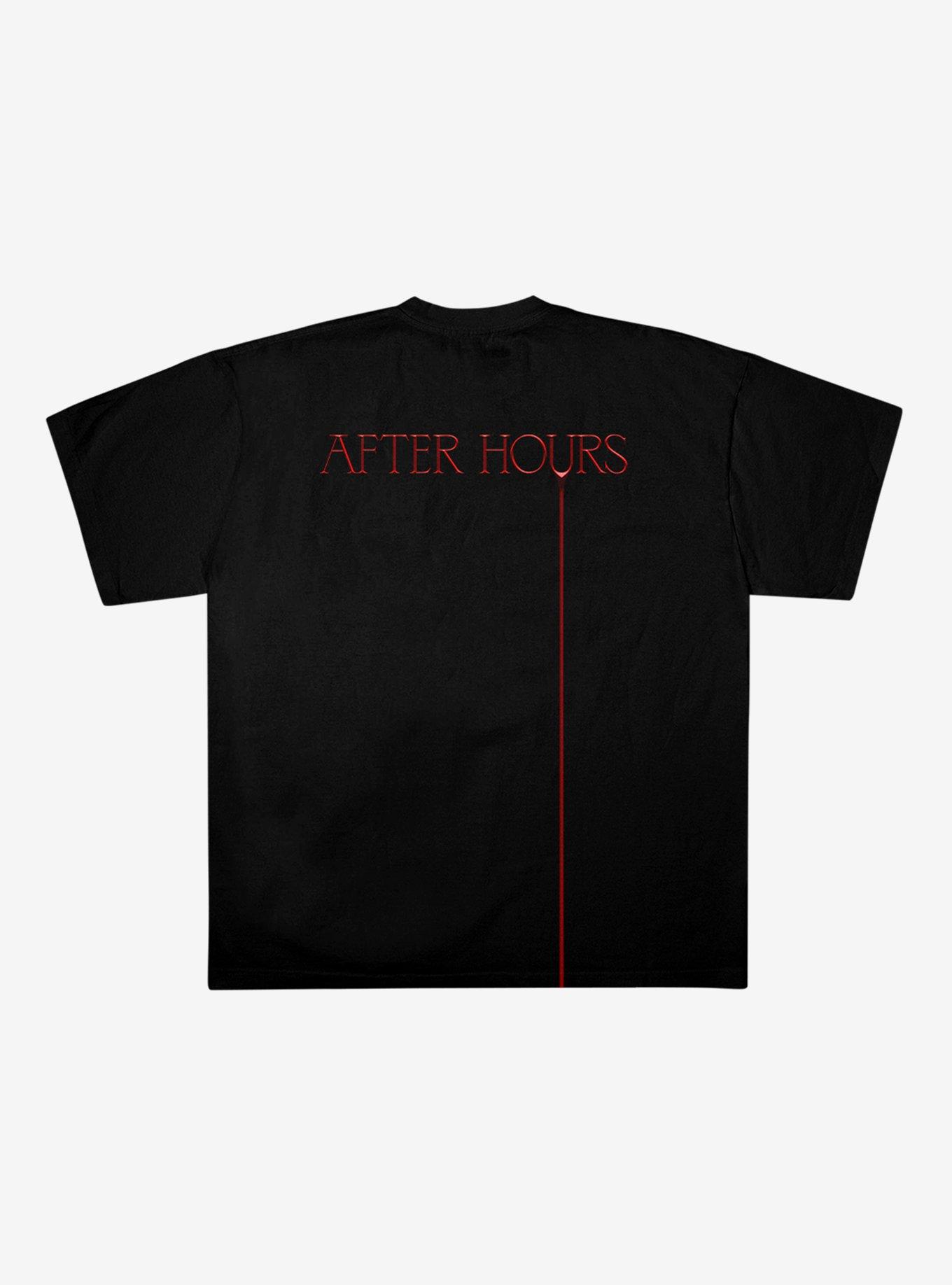 The Weeknd After Hours Album Cover T-Shirt, BLACK, alternate