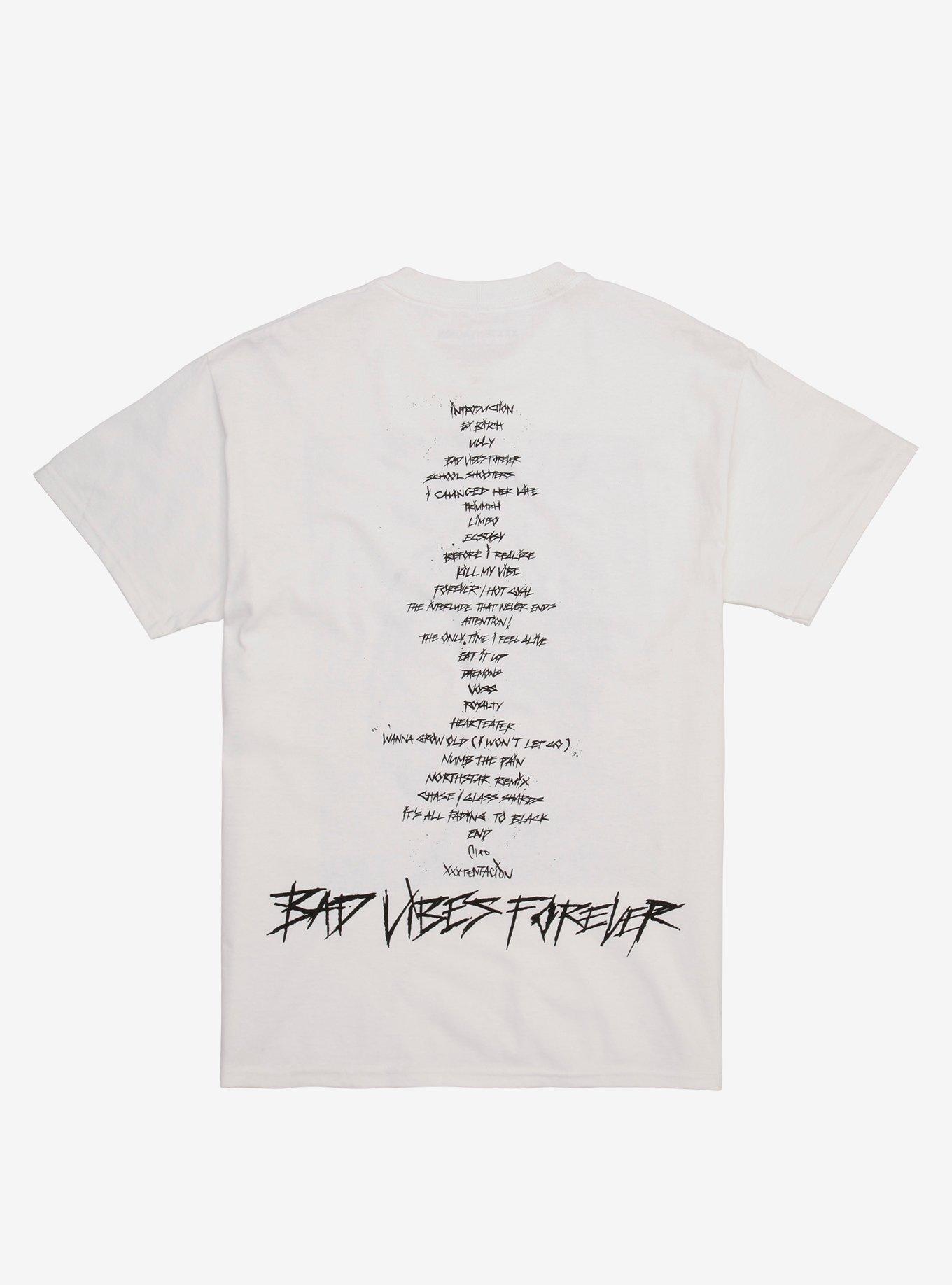 XXXtentacion Bad Vibes Forever Photo T-Shirt, WHITE, alternate