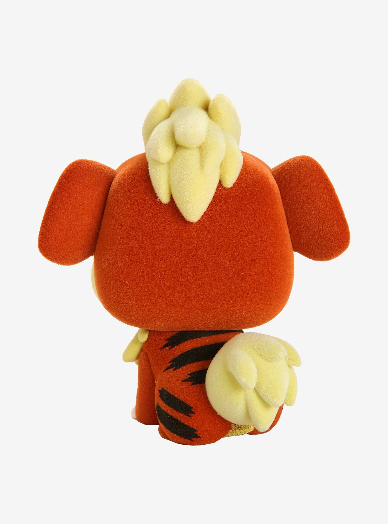 Funko Pop! Games Pok&eacute;mon Growlithe (Flocked) Vinyl Figure - 2020 Fall Convention Exclusive, , alternate