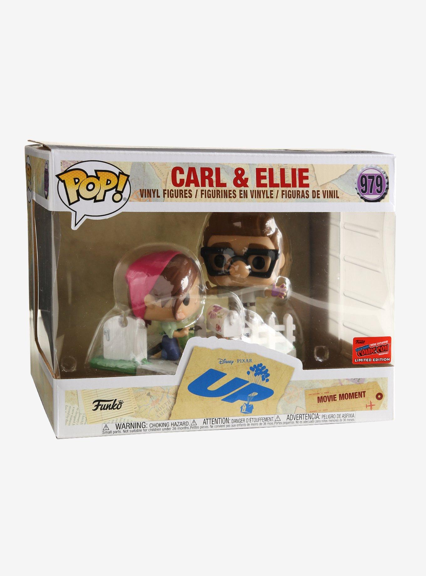 Funko Pop! Movie Moments Disney Pixar Up Carl & Ellie Vinyl Figures - 2020 Fall Convention Exclusive, , alternate