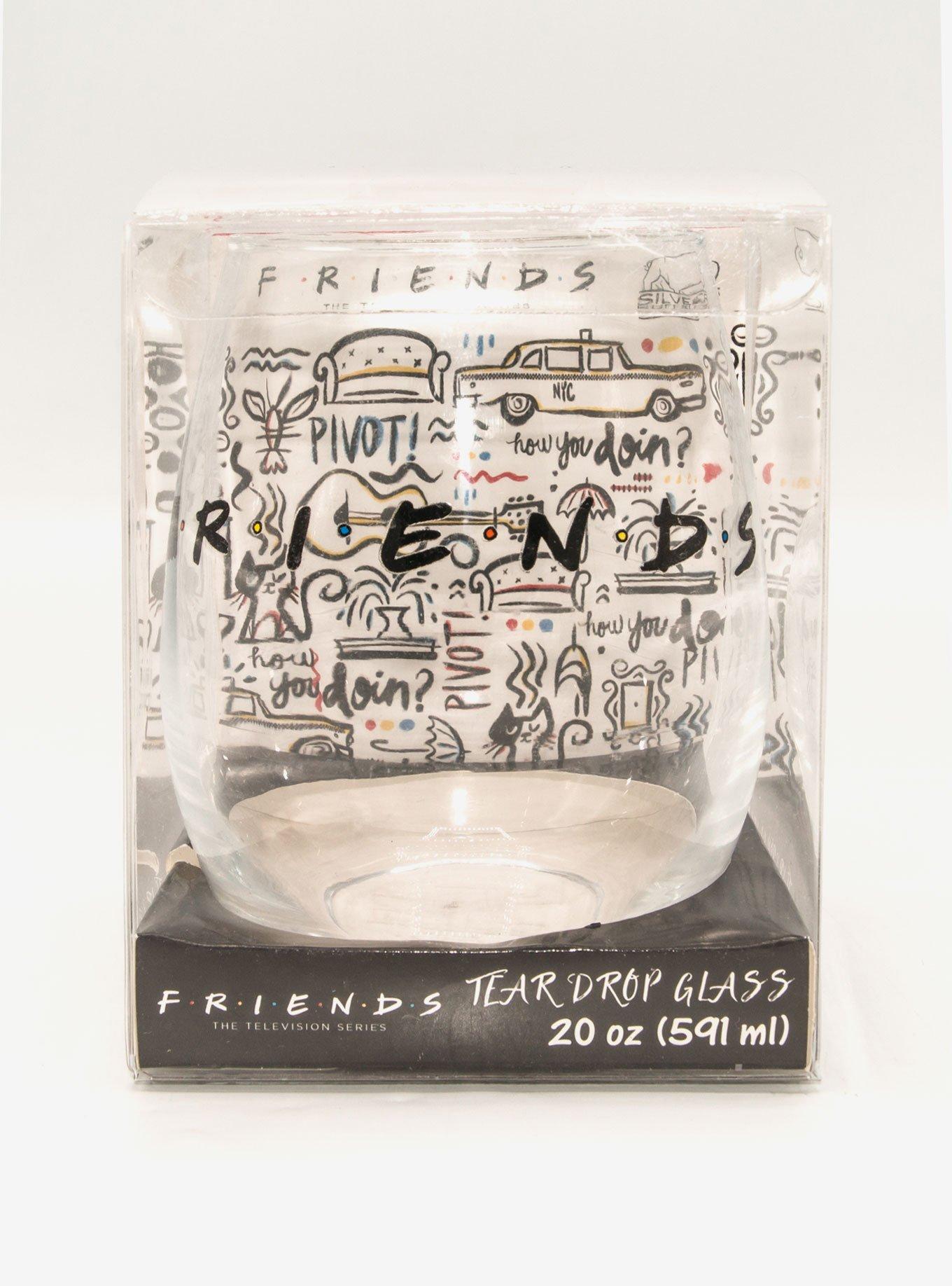 Friends Logo Stemless Glass, , alternate
