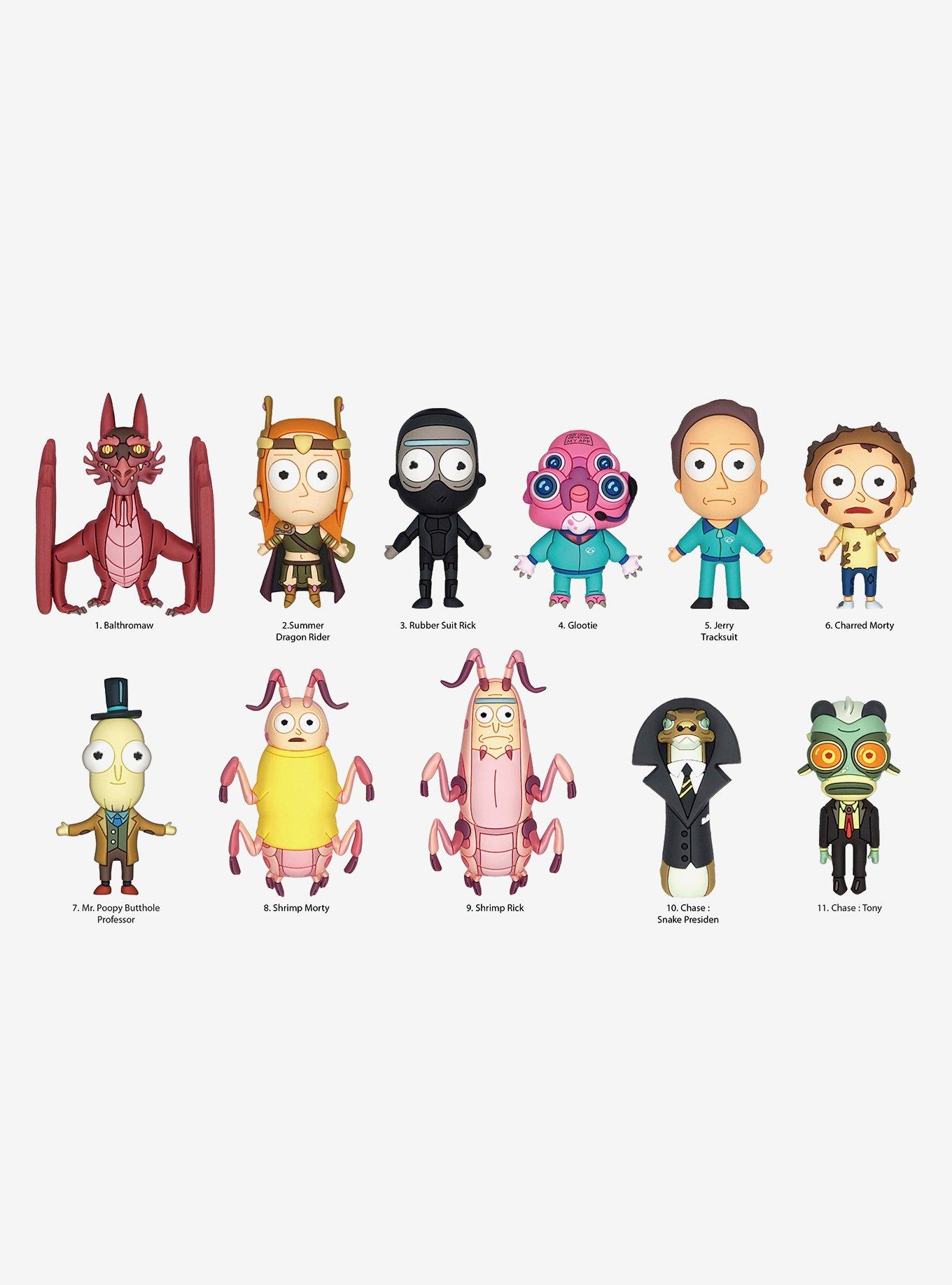 Rick And Morty Figural Bag Clip Blind Bag, , alternate