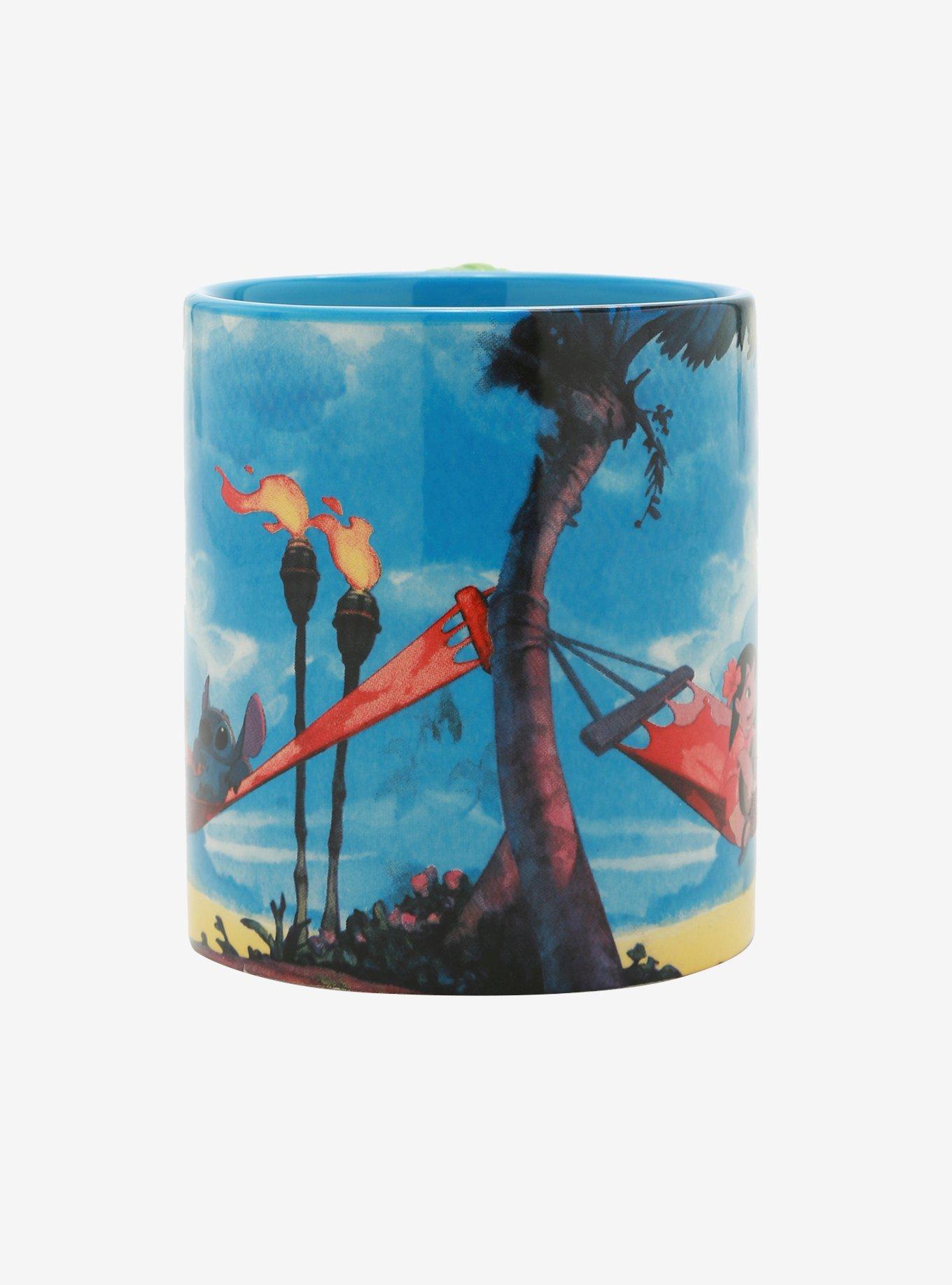 Disney Lilo & Stitch Palm Tree Handle Mug, , alternate