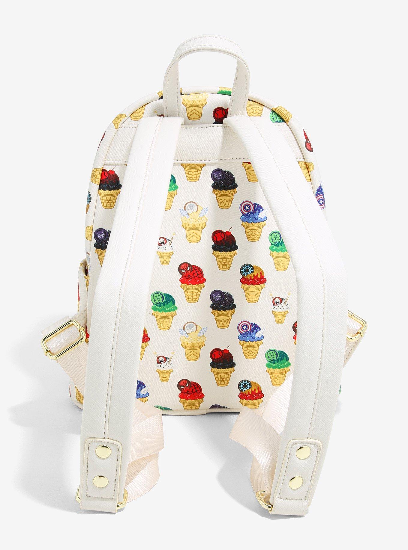 Marvel Eat the Universe Ice Cream Cones Mini Backpack - BoxLunch Exclusive, , alternate