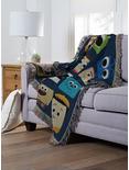 Disney Pixar Character Icon Tapestry Throw Blanket, , alternate
