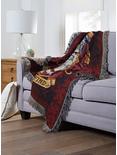 Harry Potter Gryffindor Crest Tapestry Throw Blanket, , alternate