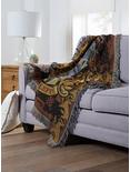Harry Potter Hufflepuff Tapestry Throw Blanket, , alternate