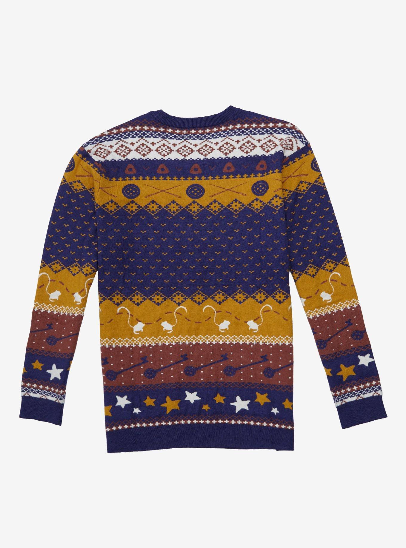 Our Universe Coraline Dragonfly Holiday Sweater - BoxLunch Exclusive, NAVY, alternate
