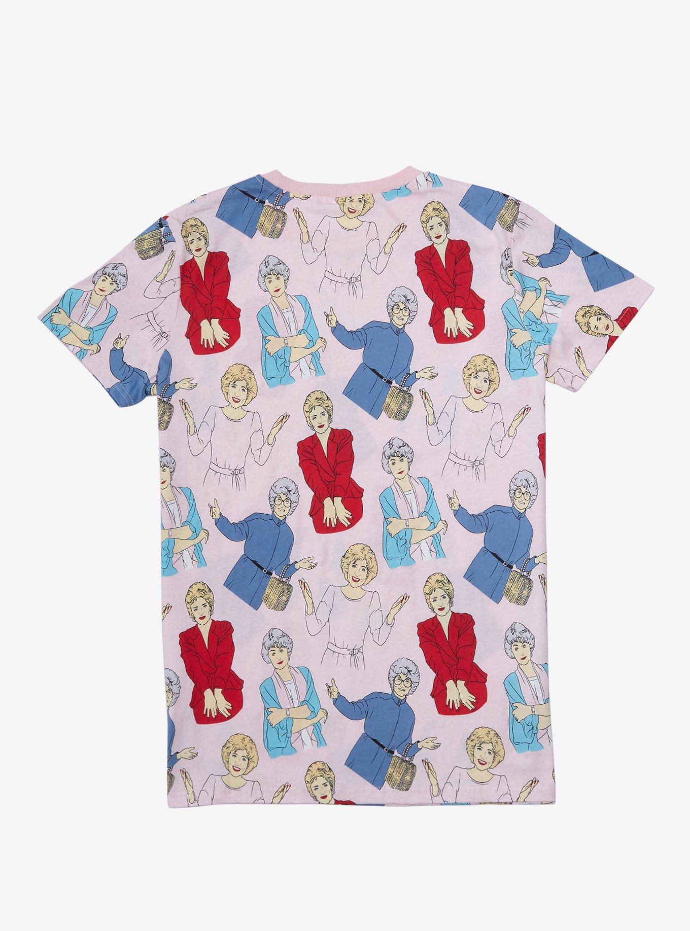 Cakeworthy The Golden Girls Allover Print T-Shirt, PINK, alternate