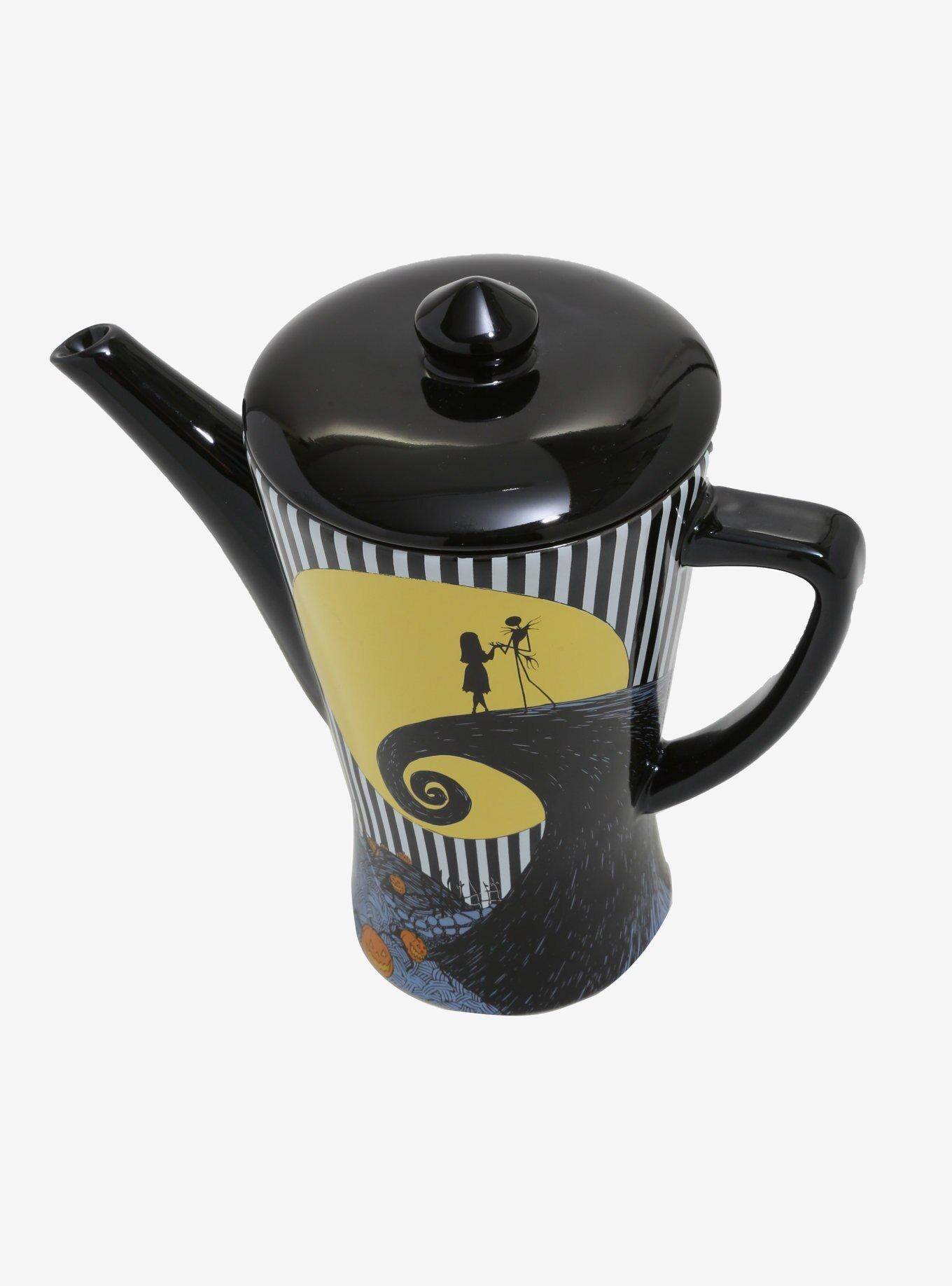 Disney The Nightmare Before Christmas Stripe Teapot, , alternate