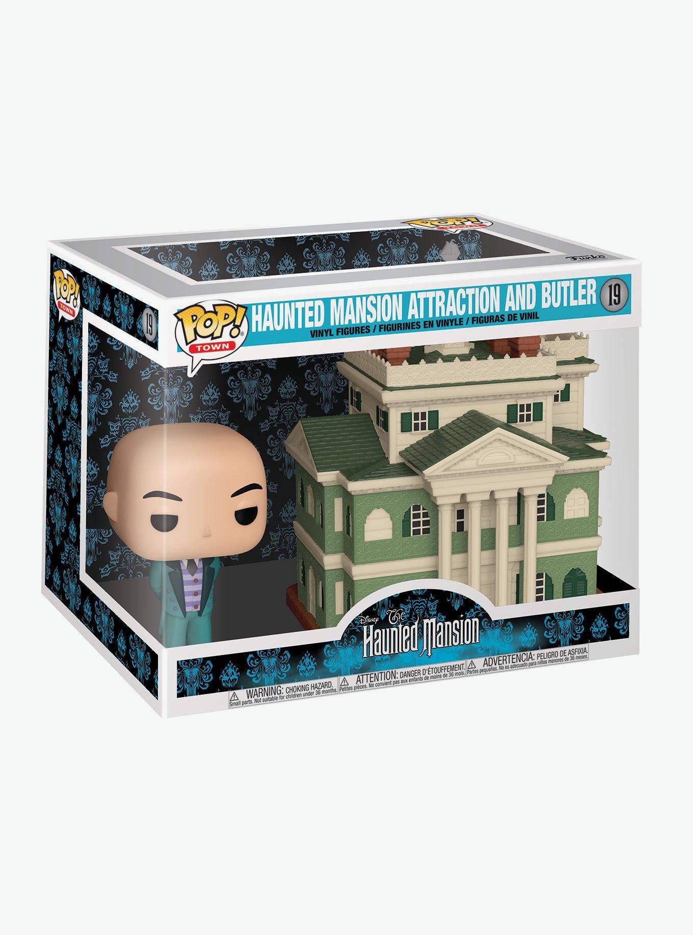 Funko Pop! Town Disney The Haunted Mansion Haunted Mansion Attraction and Butler Vinyl Figures, , alternate