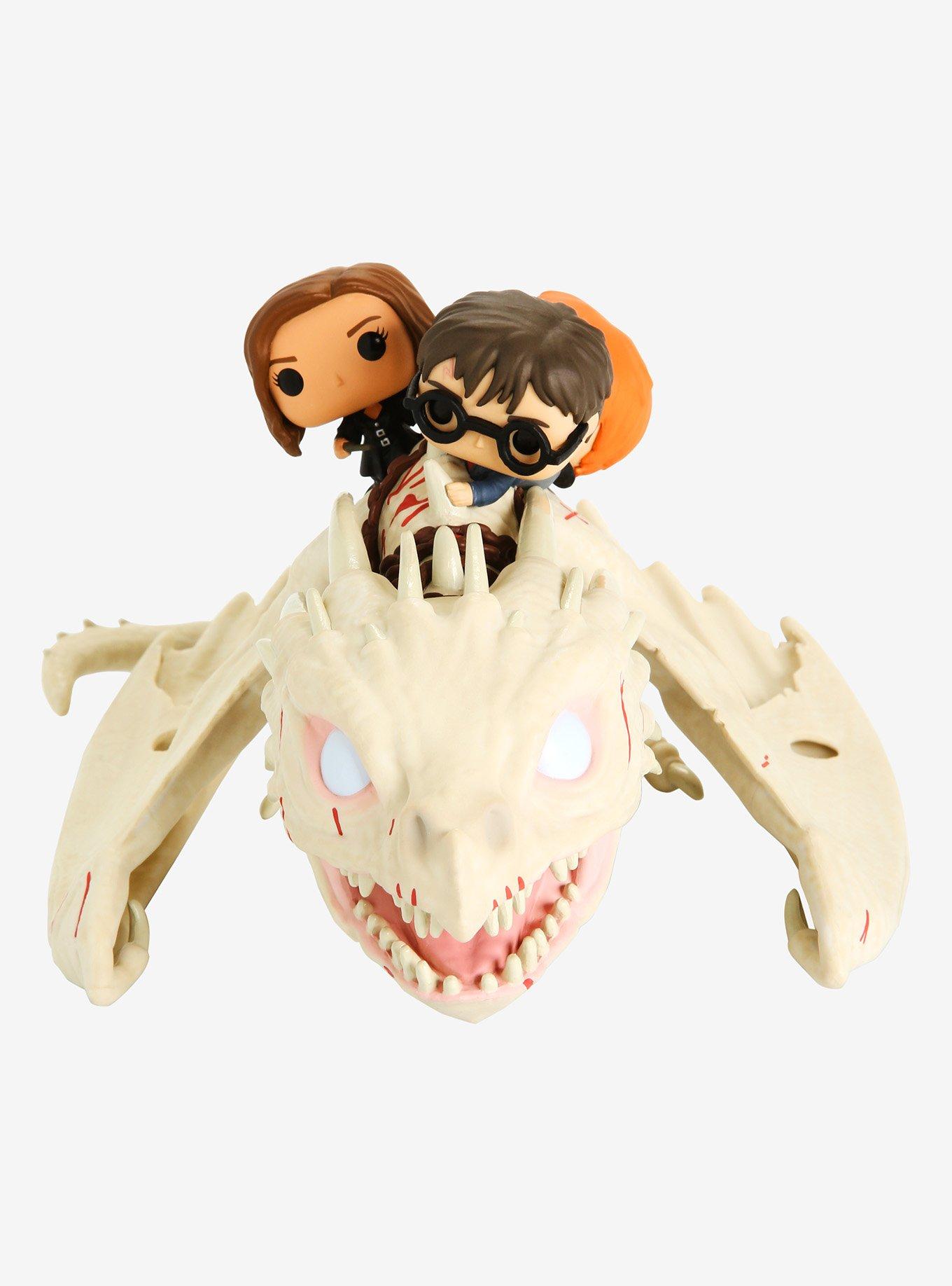Funko Pop! Rides 93 - Harry Potter - Hermione, Harry And Ron On The Dragon  Gringotts