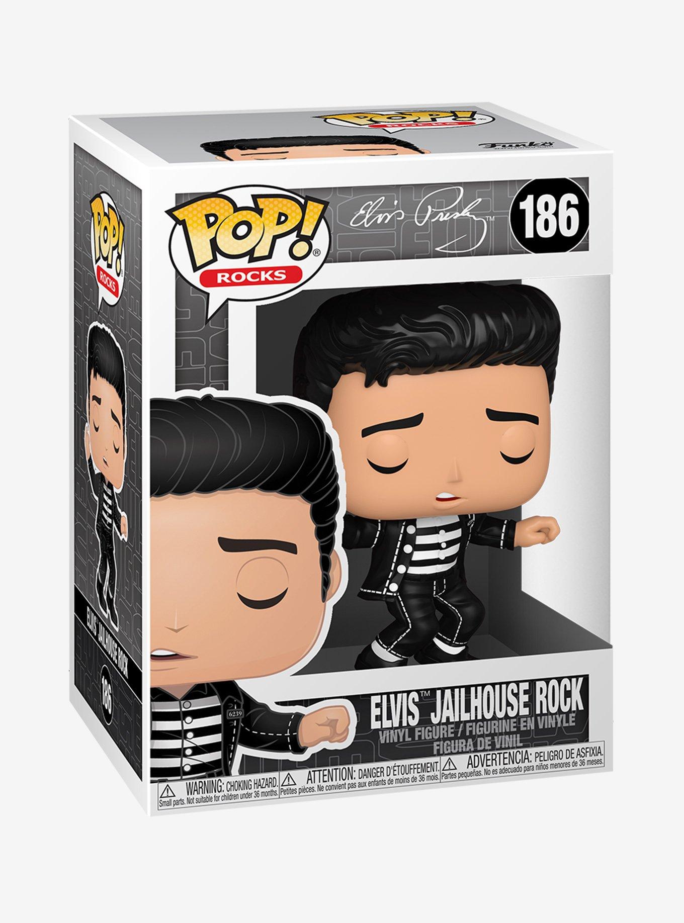 Funko Pop! Rocks Elvis Presley Elvis Jailhouse Rock Vinyl Figure, , alternate