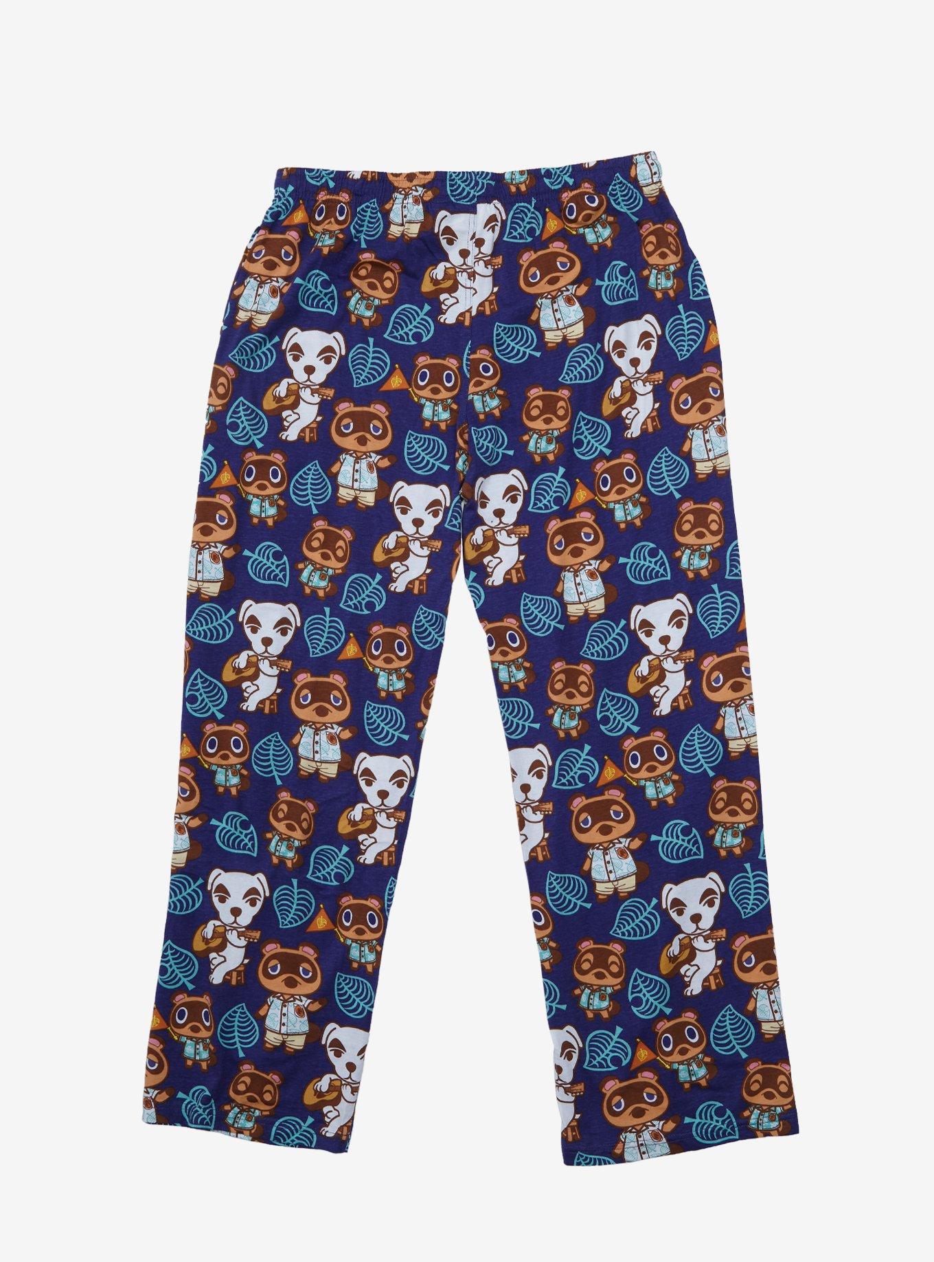 Nintendo Animal Crossing Characters Allover Print Sleep Pants - BoxLunch Exclusive, NAVY, alternate