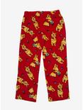 Disney Winnie the Pooh Plush Sleep Pants - BoxLunch Exclusive, RED, alternate