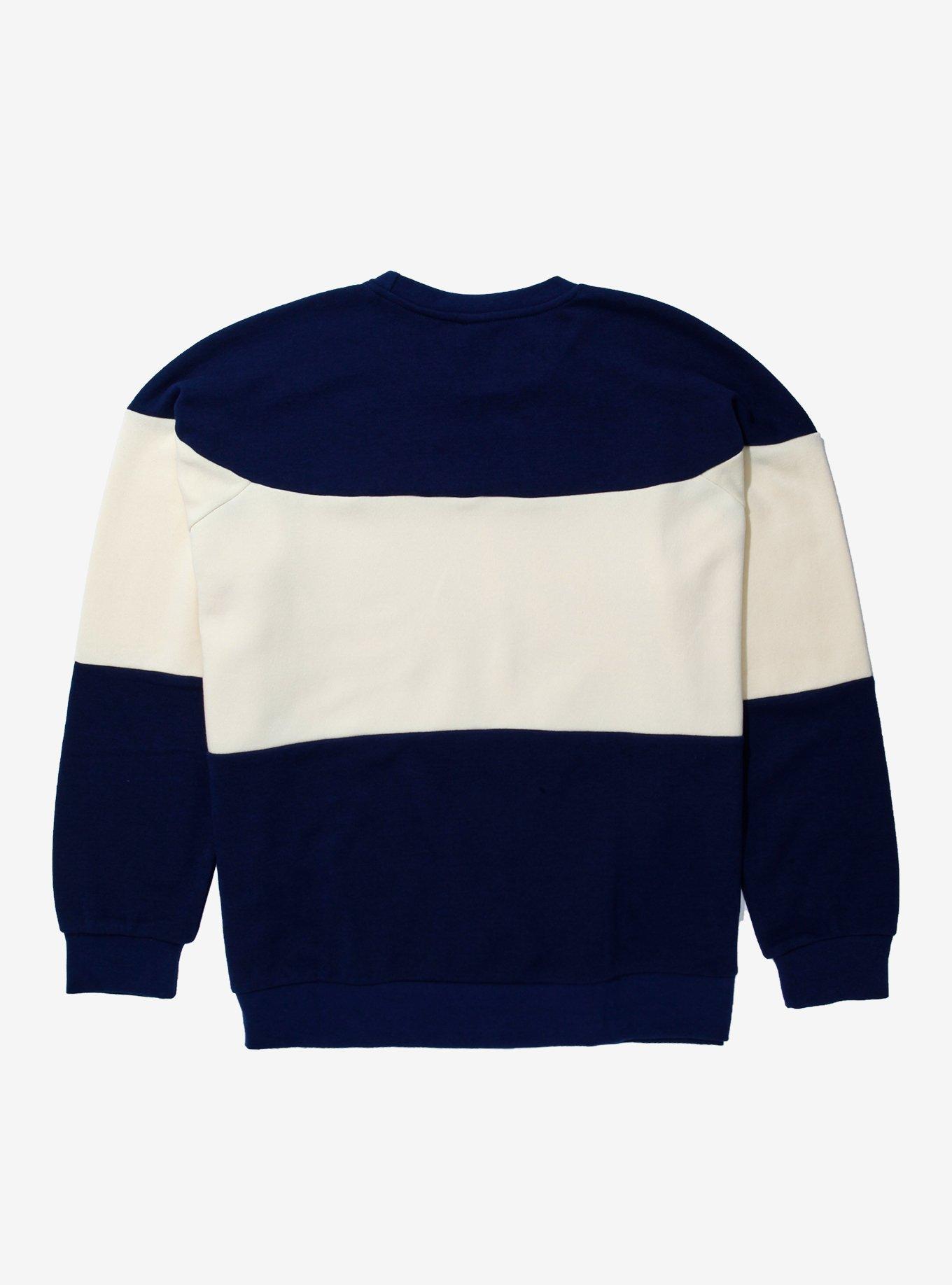 Our Universe Disney Dogs Panel Women's Crewneck - BoxLunch Exclusive, NAVY, alternate