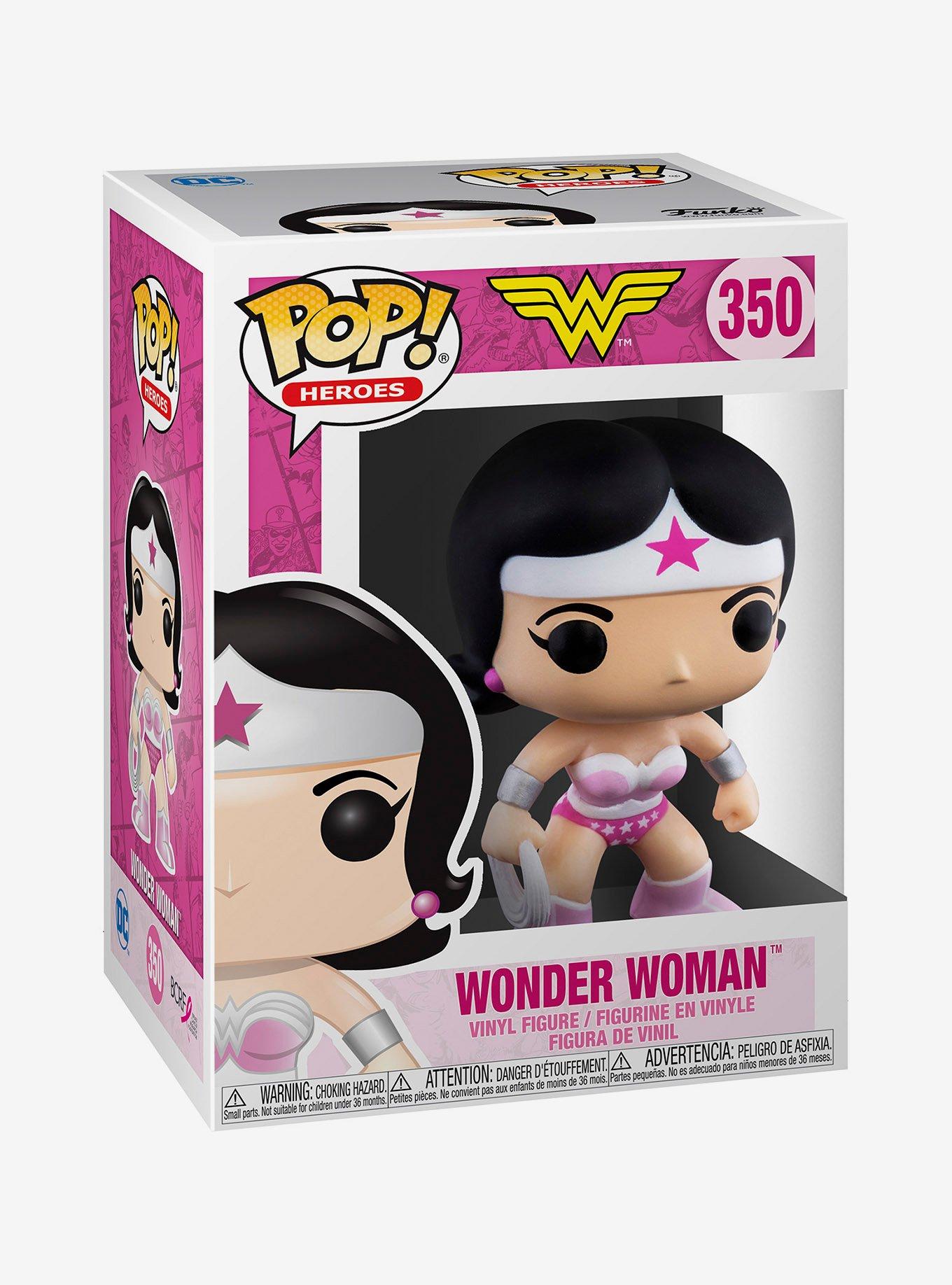 Funko DC Comics Pop! Heroes Wonder Woman (Breast Cancer Awareness) Vinyl Figure, , alternate