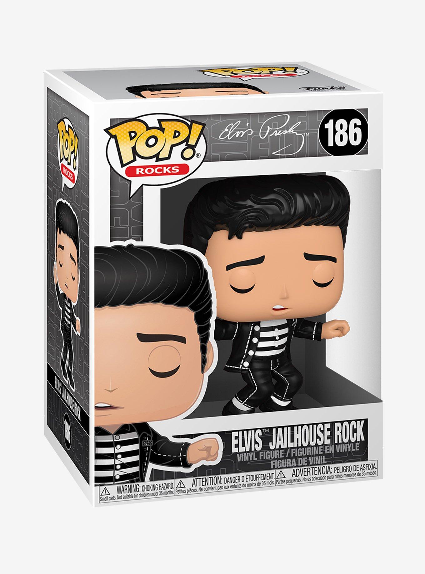 Funko Elvis Presley Pop! Rocks Elvis Jailhouse Rock Vinyl Figure, , alternate