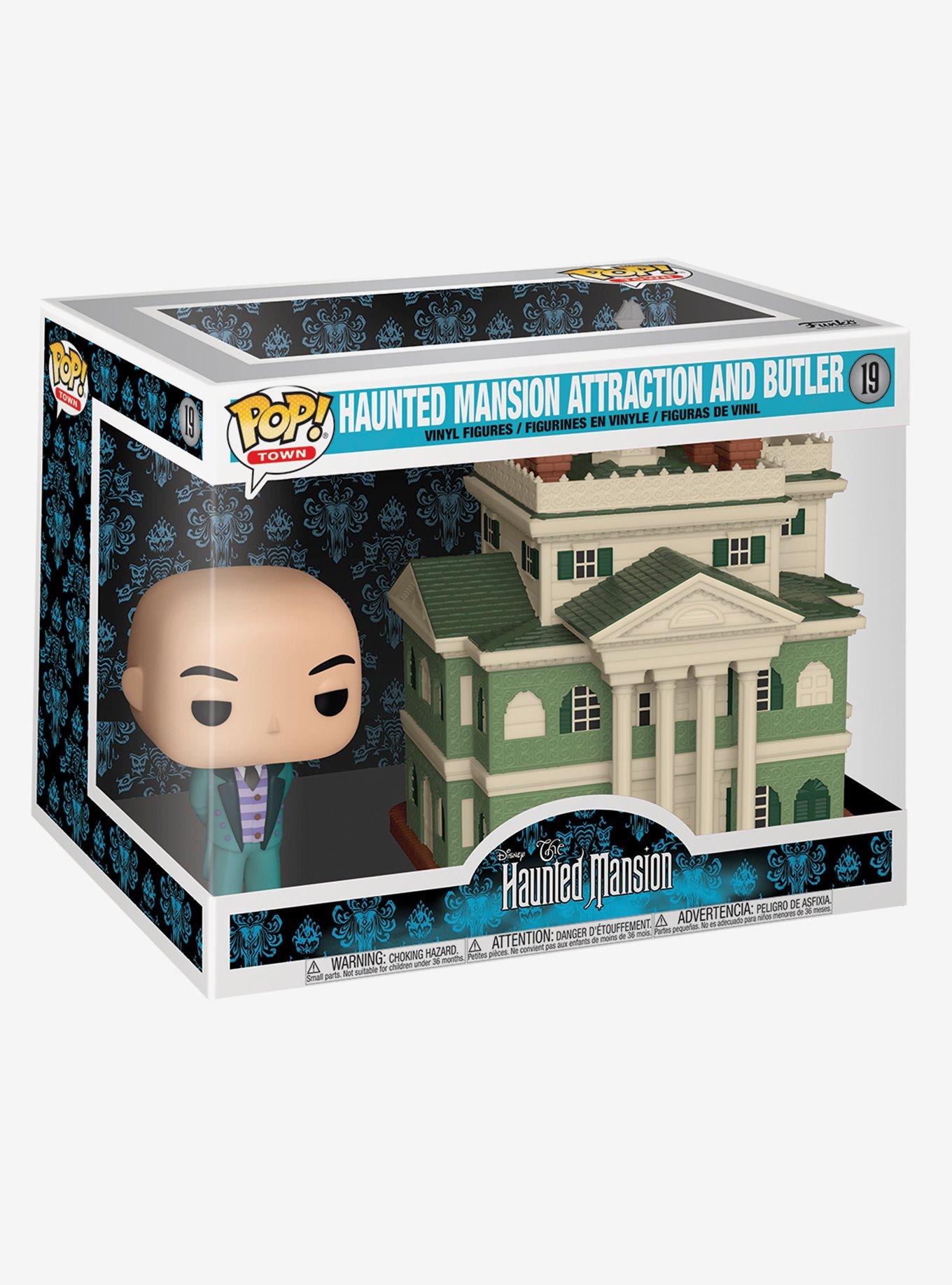 Funko Disney The Haunted Mansion Pop! Town Haunted Mansion Attraction And Butler Vinyl Figures, , alternate