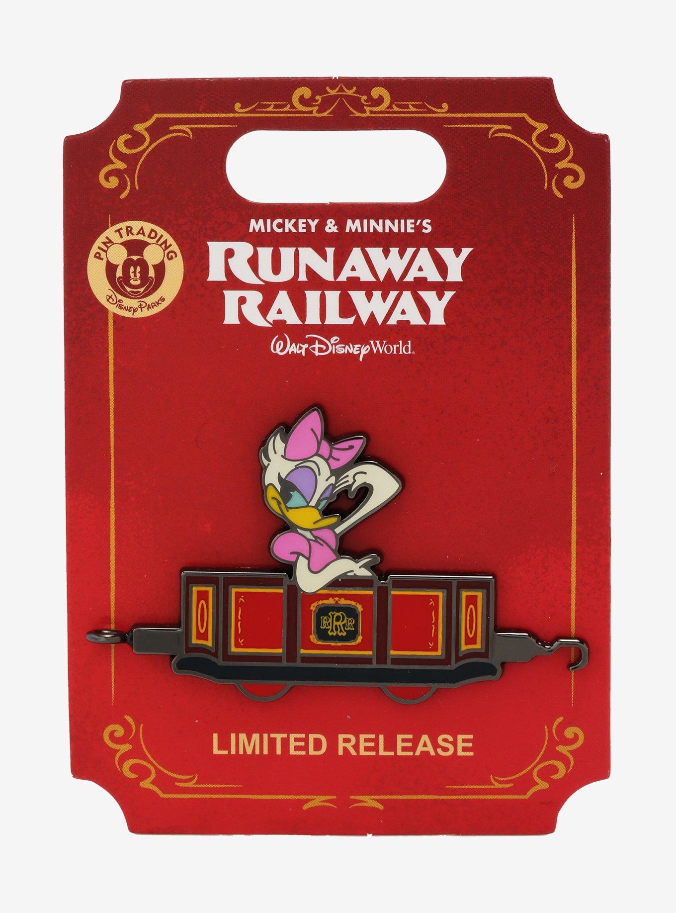 Disney Mickey & Minnie's Runaway Railway Daisy Train Enamel Pin - BoxLunch Exclusive, , alternate