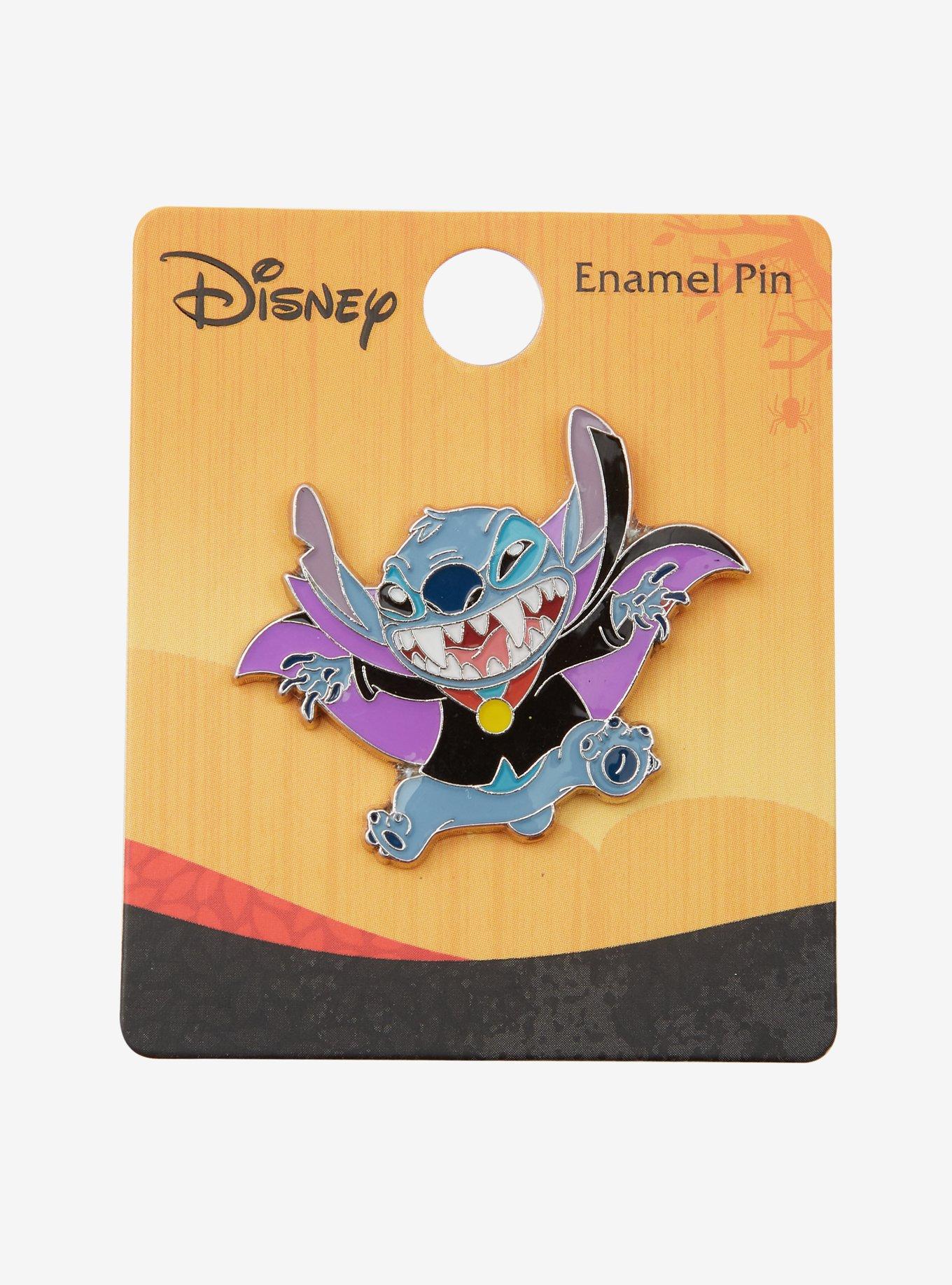 Disney Lilo & Stitch Vampire Stitch Enamel Pin - BoxLunch Exclusive, , alternate