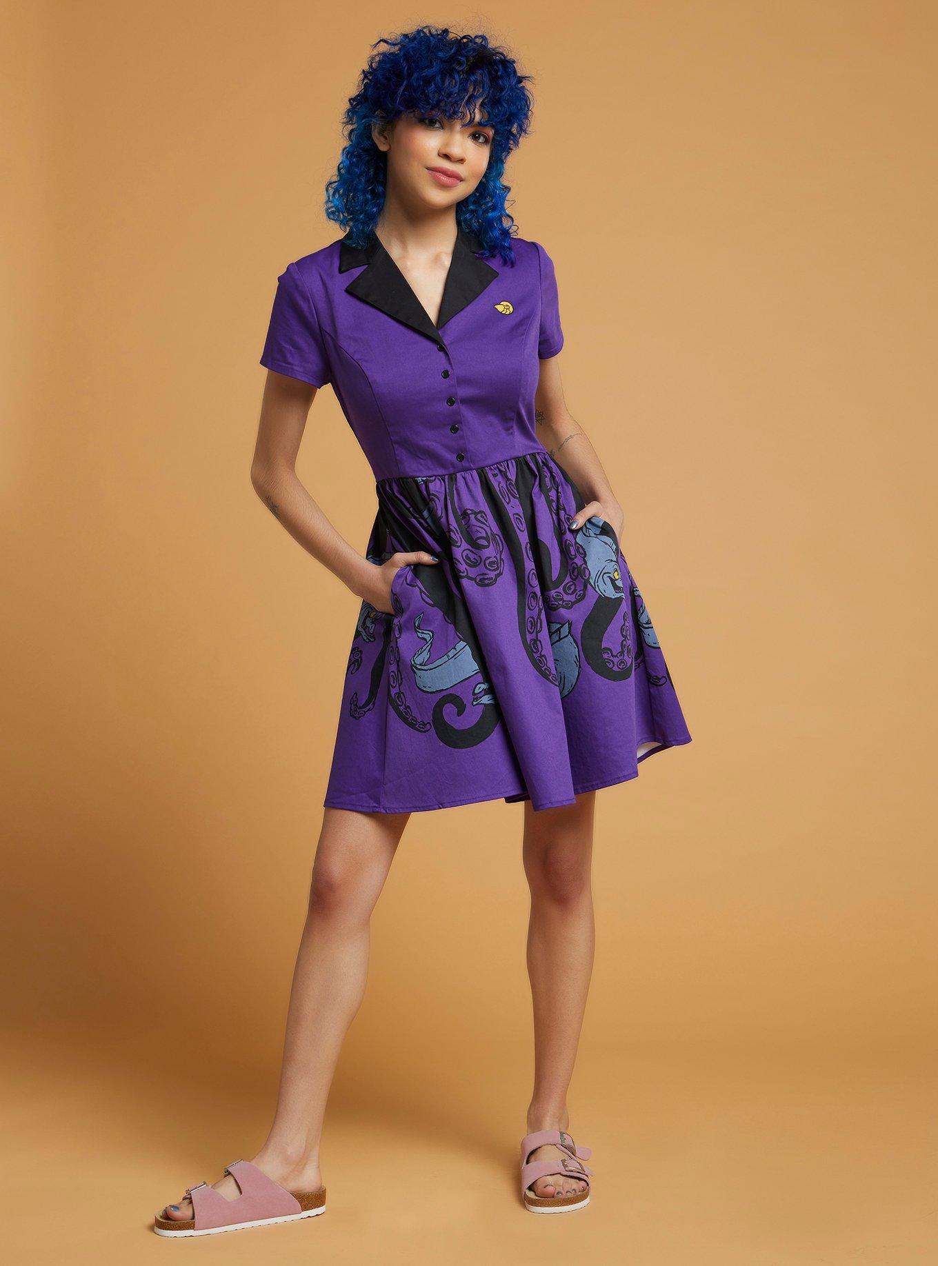 Her Universe Disney The Little Mermaid Ursula Collared Dress