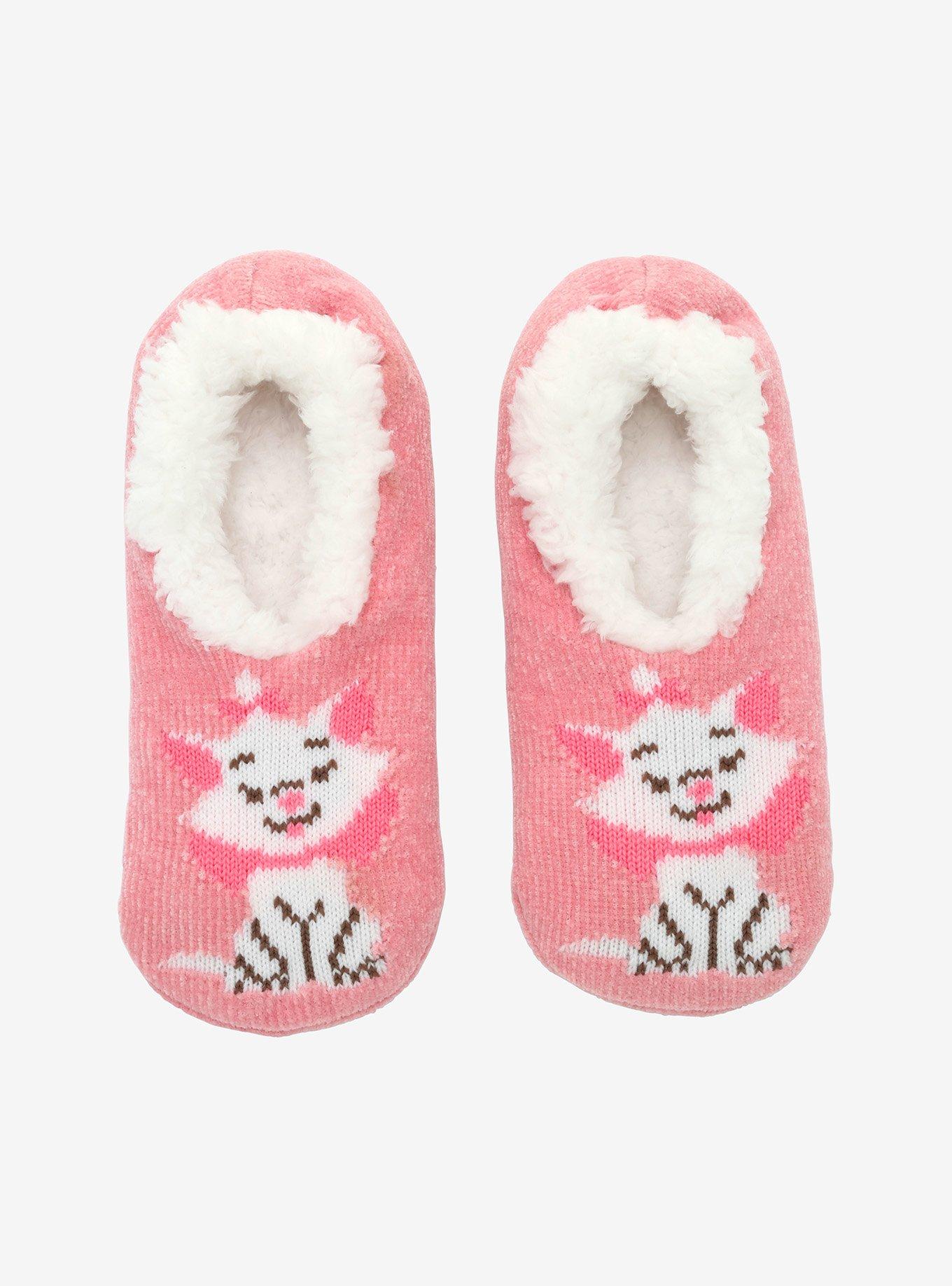 Disney The Aristocats Marie Chenille Slipper Socks - BoxLunch Exclusive, , alternate