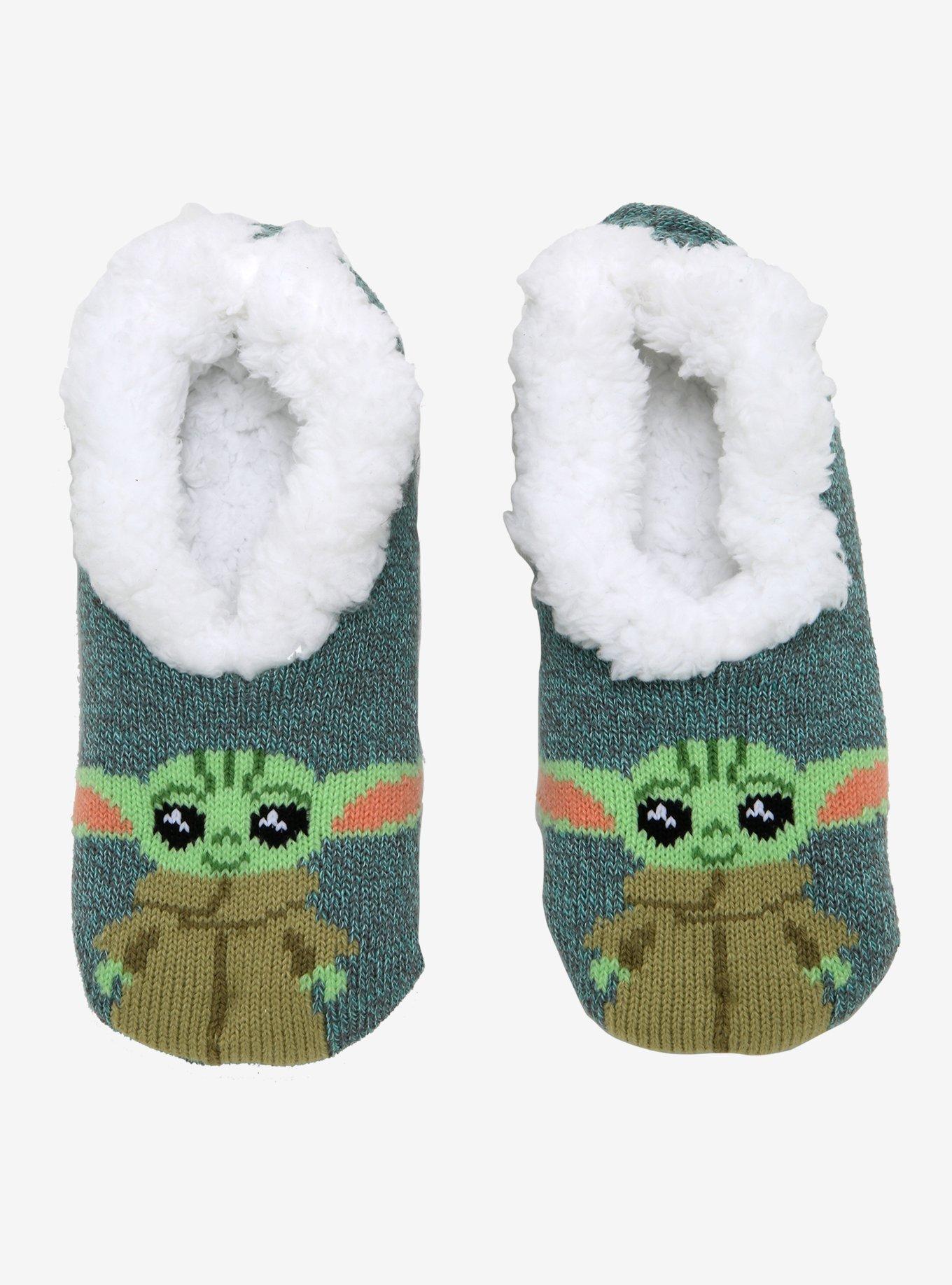 Star Wars The Mandalorian The Child Chibi Slipper Socks - BoxLunch Exclusive, , alternate