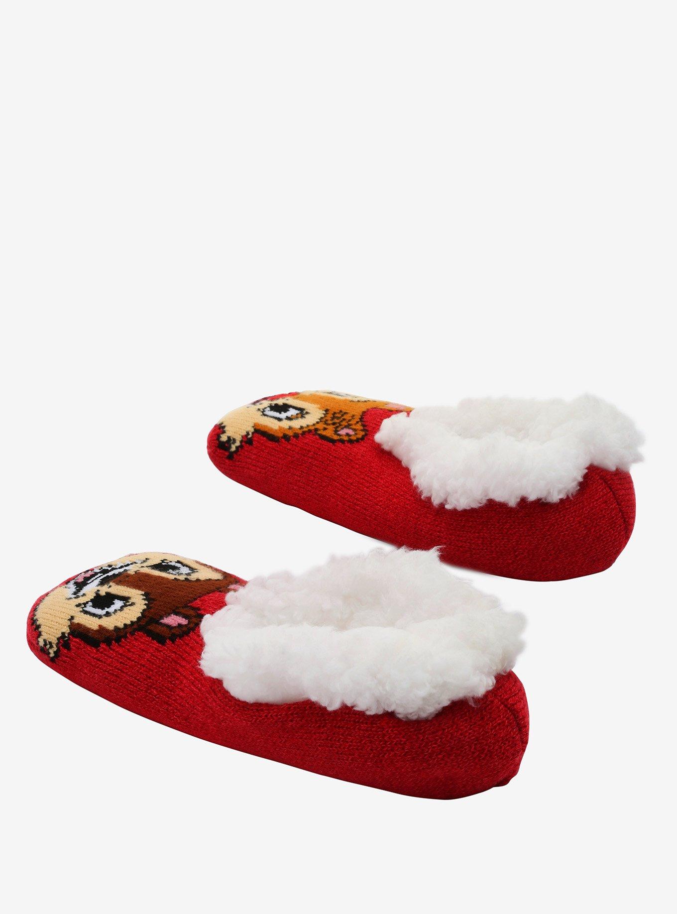 Disney Chip 'n Dale Slipper Socks - BoxLunch Exclusive, , alternate