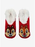 Disney Chip 'n Dale Slipper Socks - BoxLunch Exclusive, , alternate