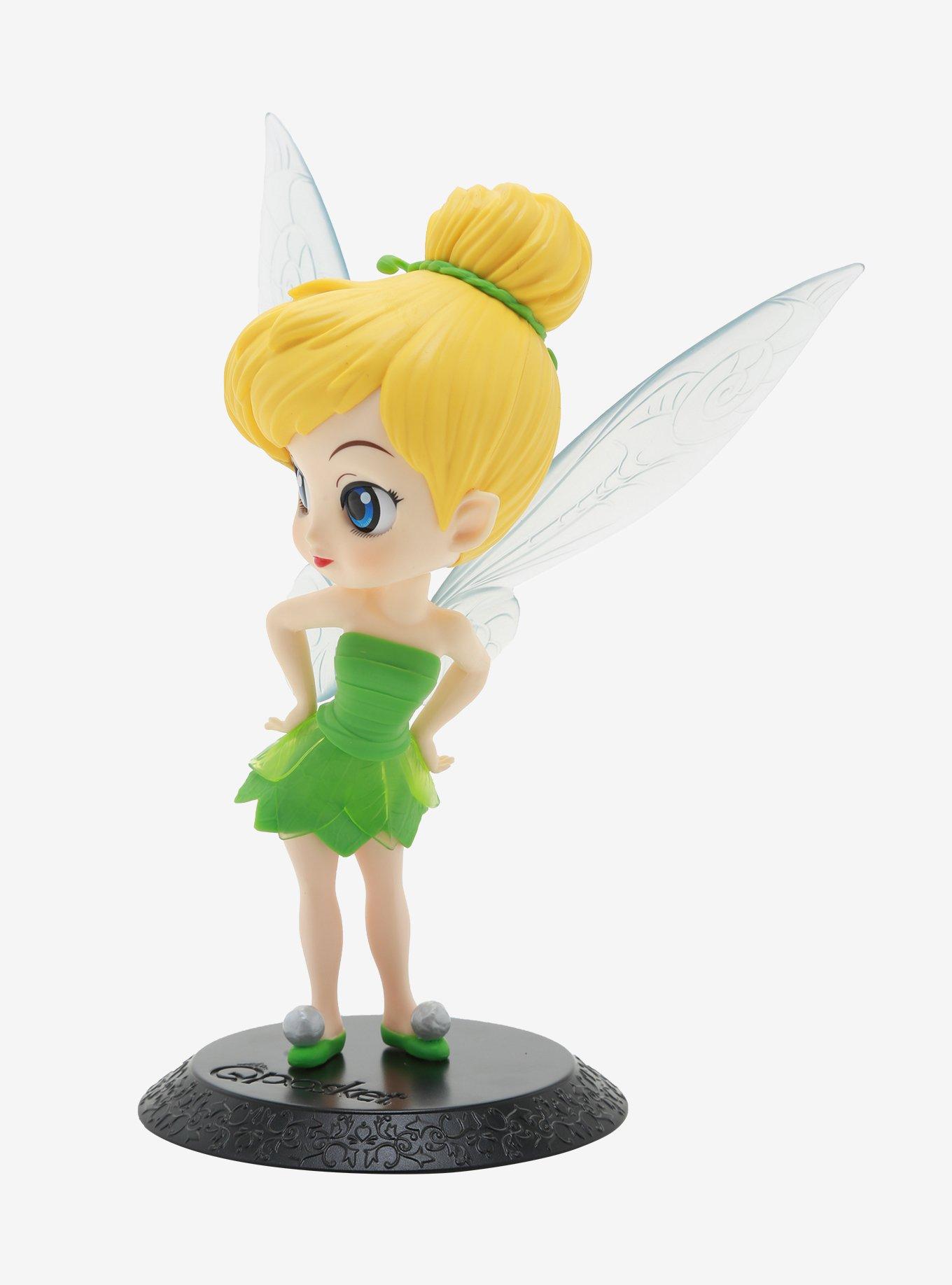 Banpresto Disney Peter Pan Q Posket Tinker Bell (Leaf Dress Ver. A) Figure, , alternate