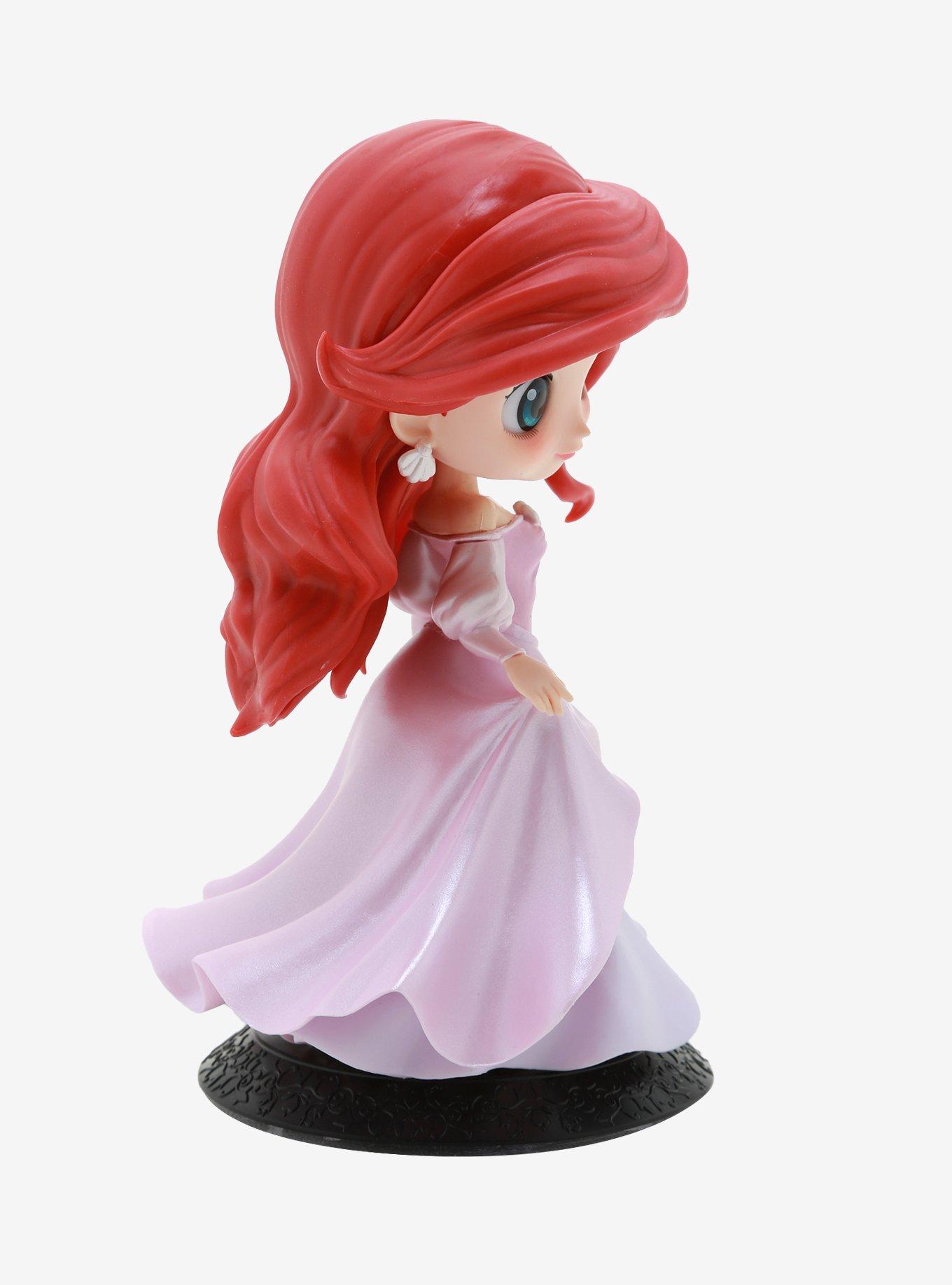 Banpresto Disney The Little Mermaid Q Posket Ariel (Pink Princess Dress) Figure, , alternate