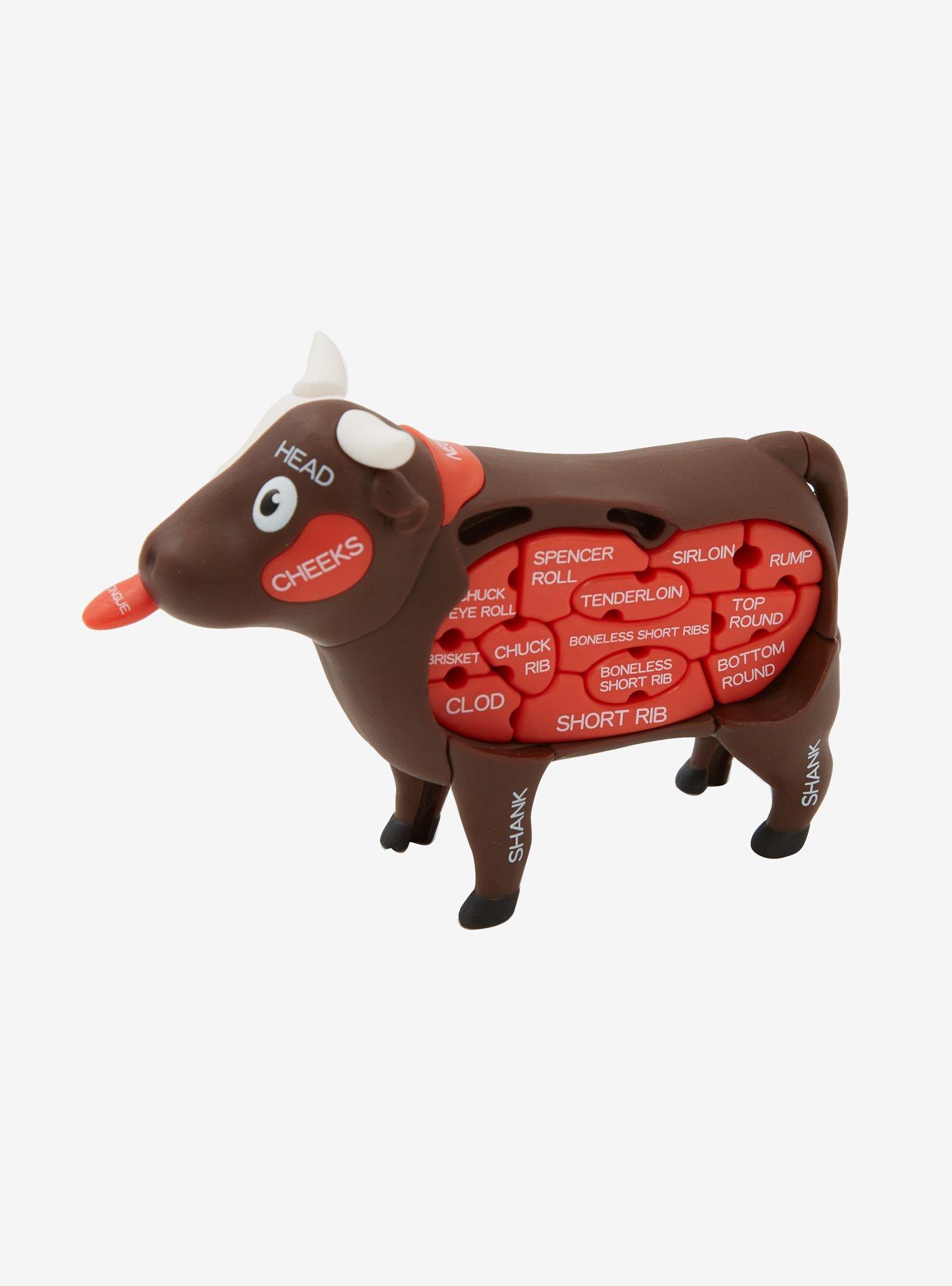 Piece O'Steak Buildable Cow Figure, , alternate