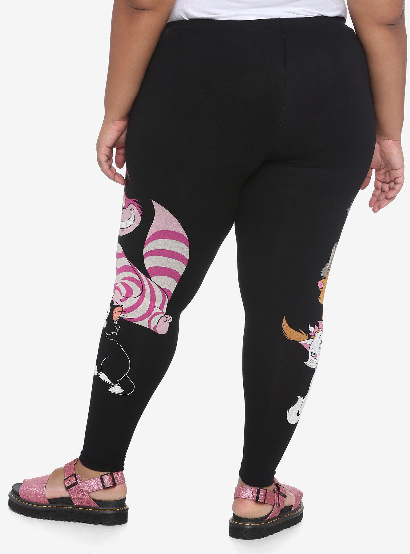 Disney Cats Leggings Plus Size, MULTI, alternate