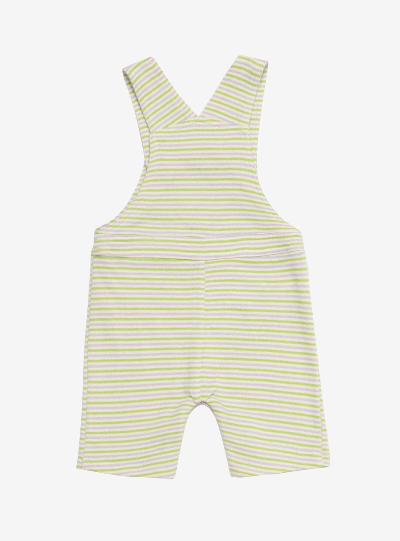Our Universe Disney Tangled Pascal Striped Infant Overall - BoxLunch Exclusive, GREY, alternate