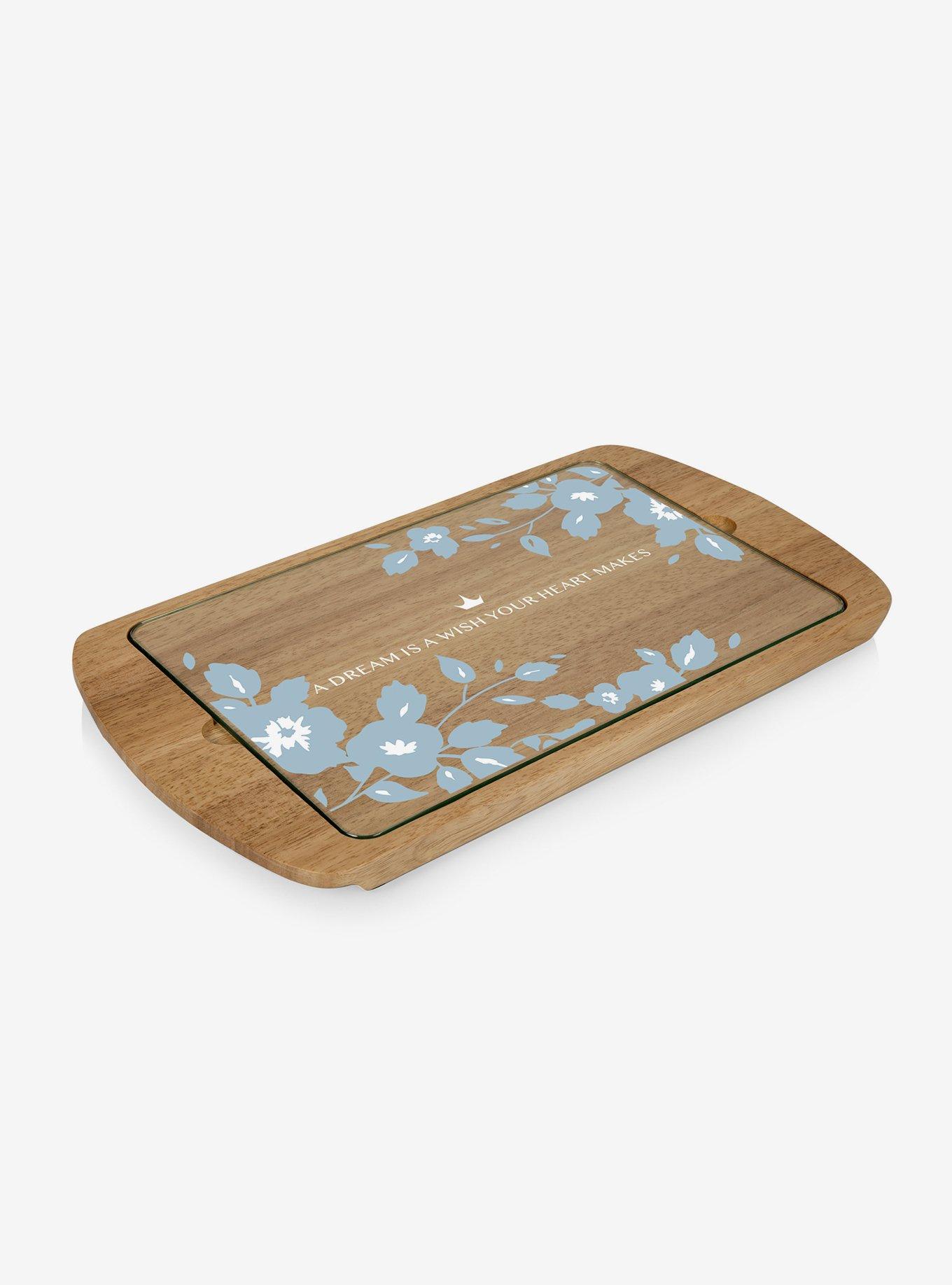 Disney Cinderella Billboard Glass Top Serving Tray