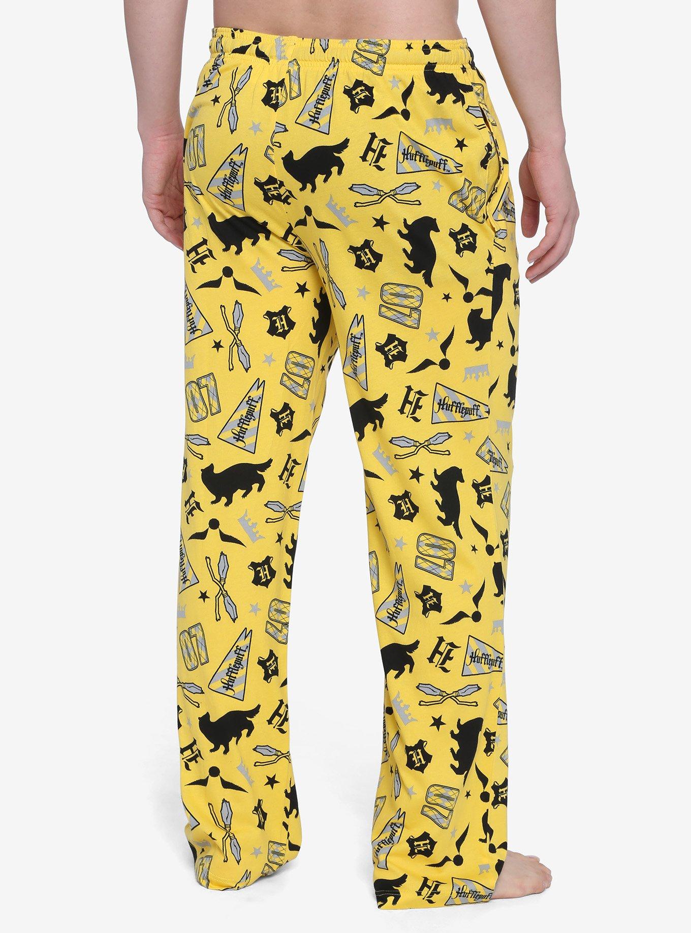Harry Potter Hufflepuff Pajama Pants, MULTI, alternate