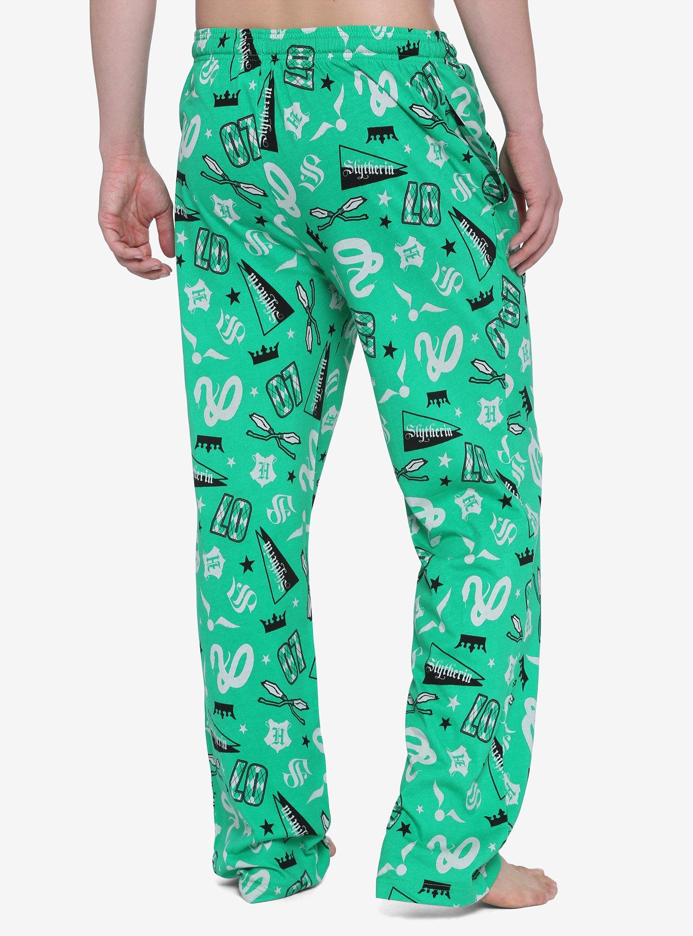 Harry Potter Slytherin Pajama Pants, MULTI, alternate