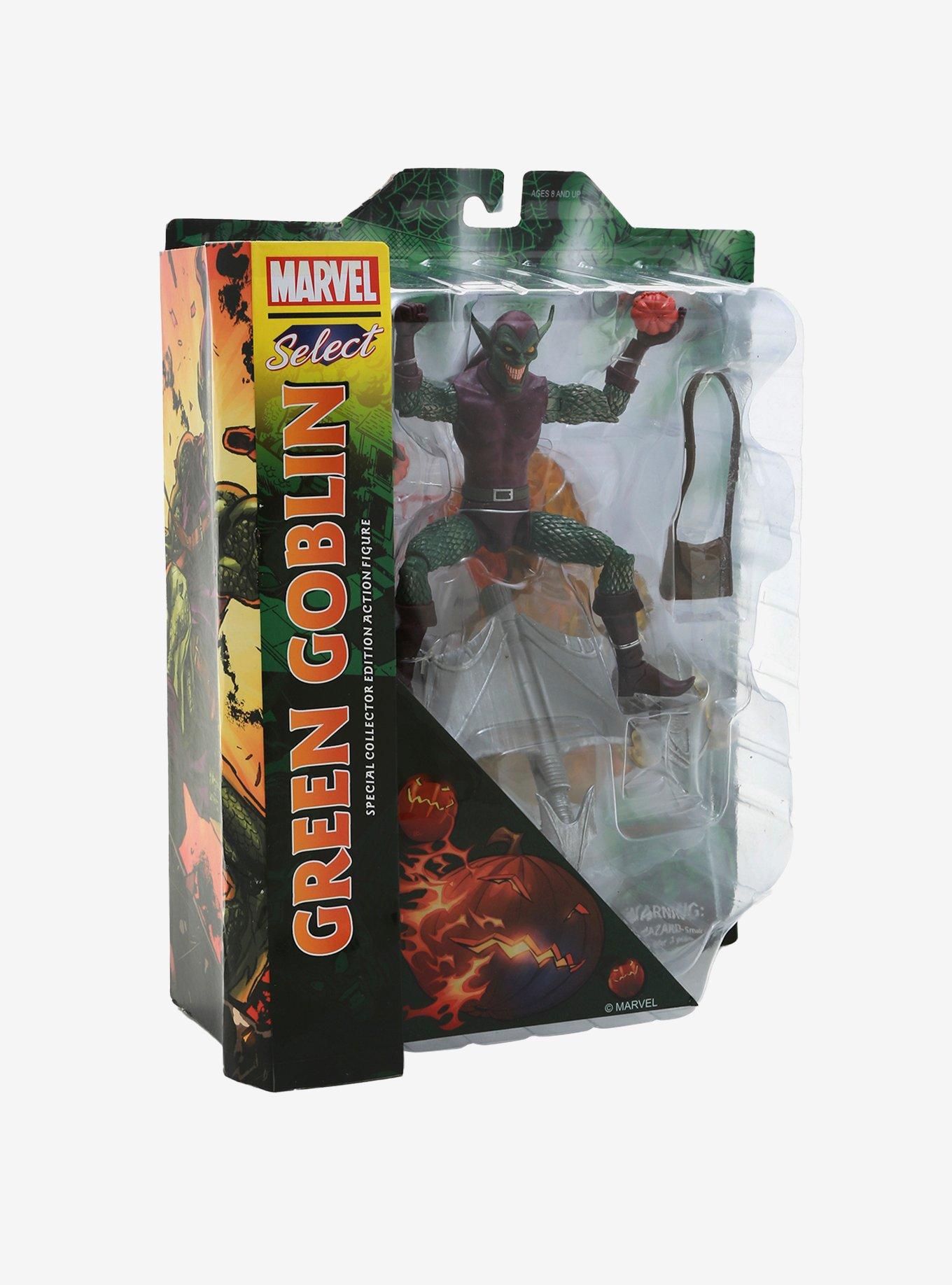 Diamond Select Toys Marvel Select Green Goblin Collectible Action Figure, , alternate